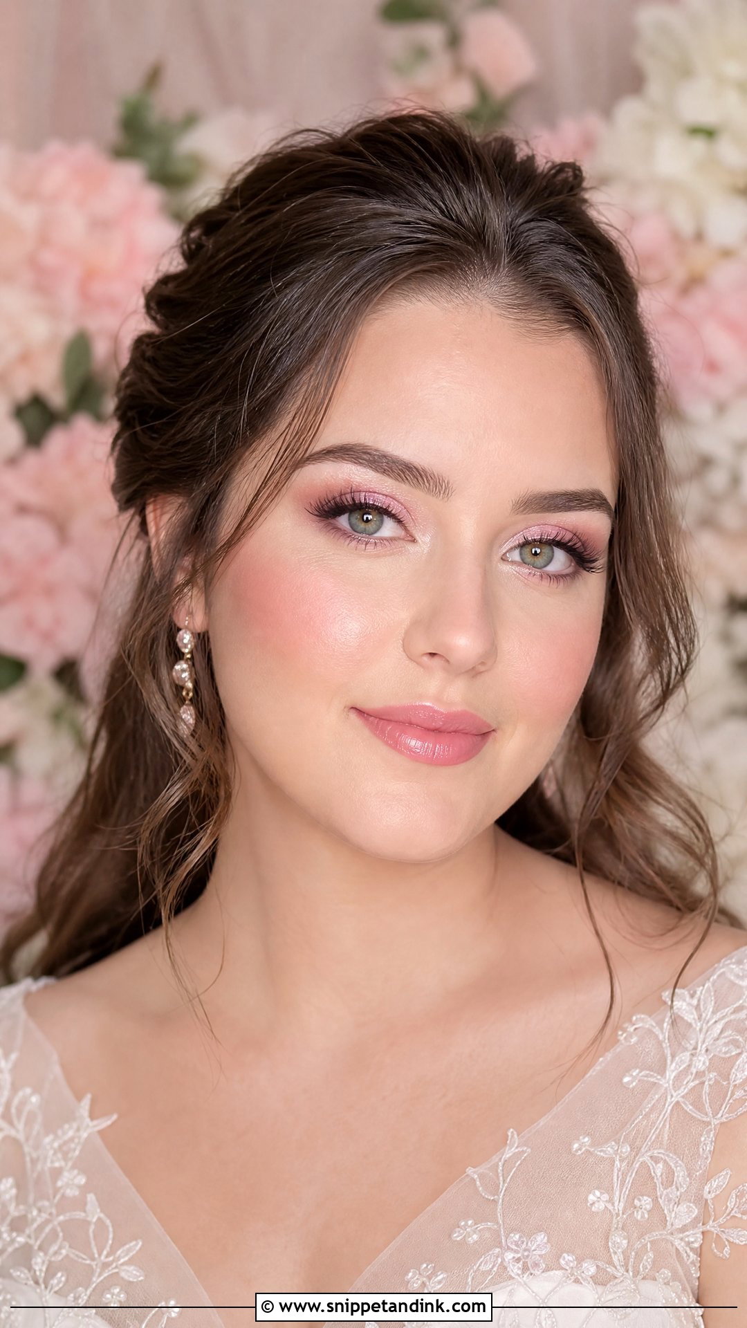 Pink Bride Makeup For Blue Eyes Brunette - Snippet and Ink - 20 Bride Makeup for Blue Eyes Brunette
