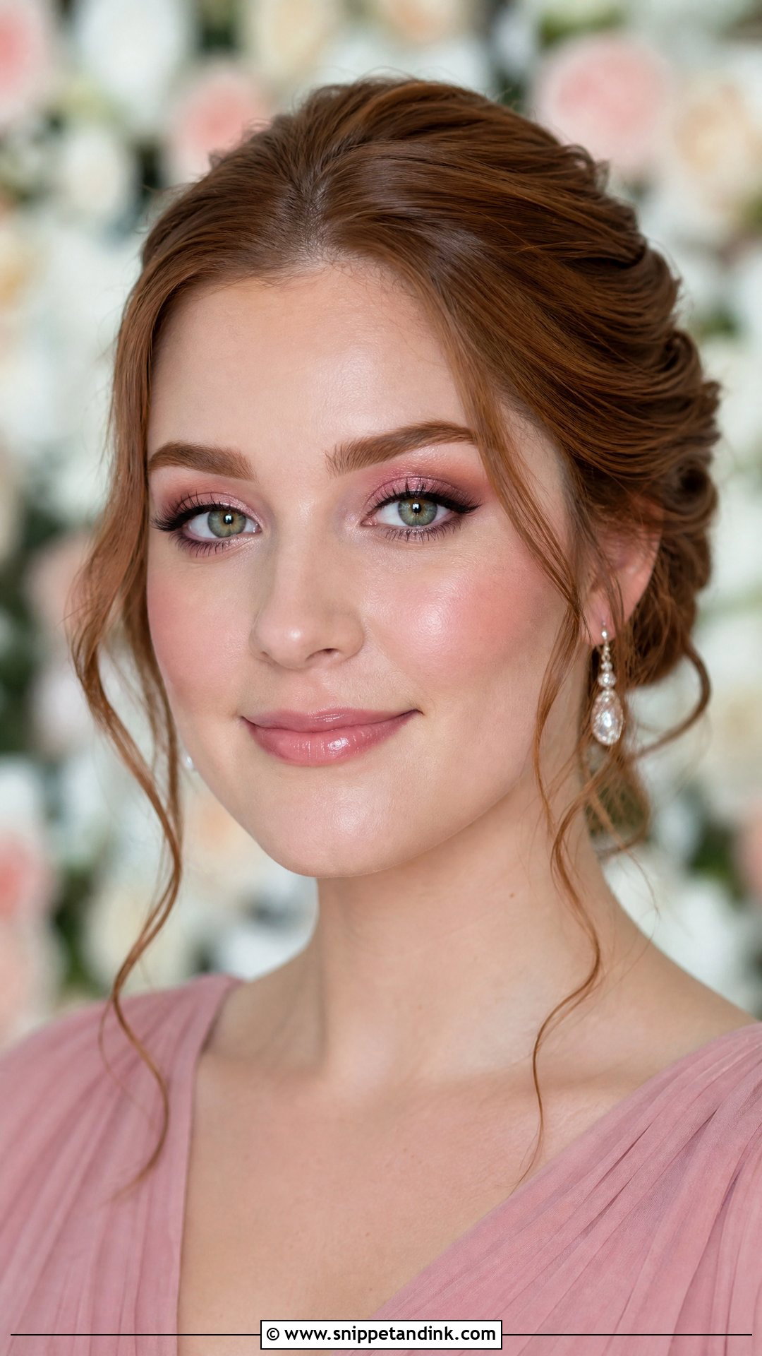 Pink Bridesmaid Makeup - Snippet and Ink - 20 Makeup for Wedding Bridesmaid Ideas
