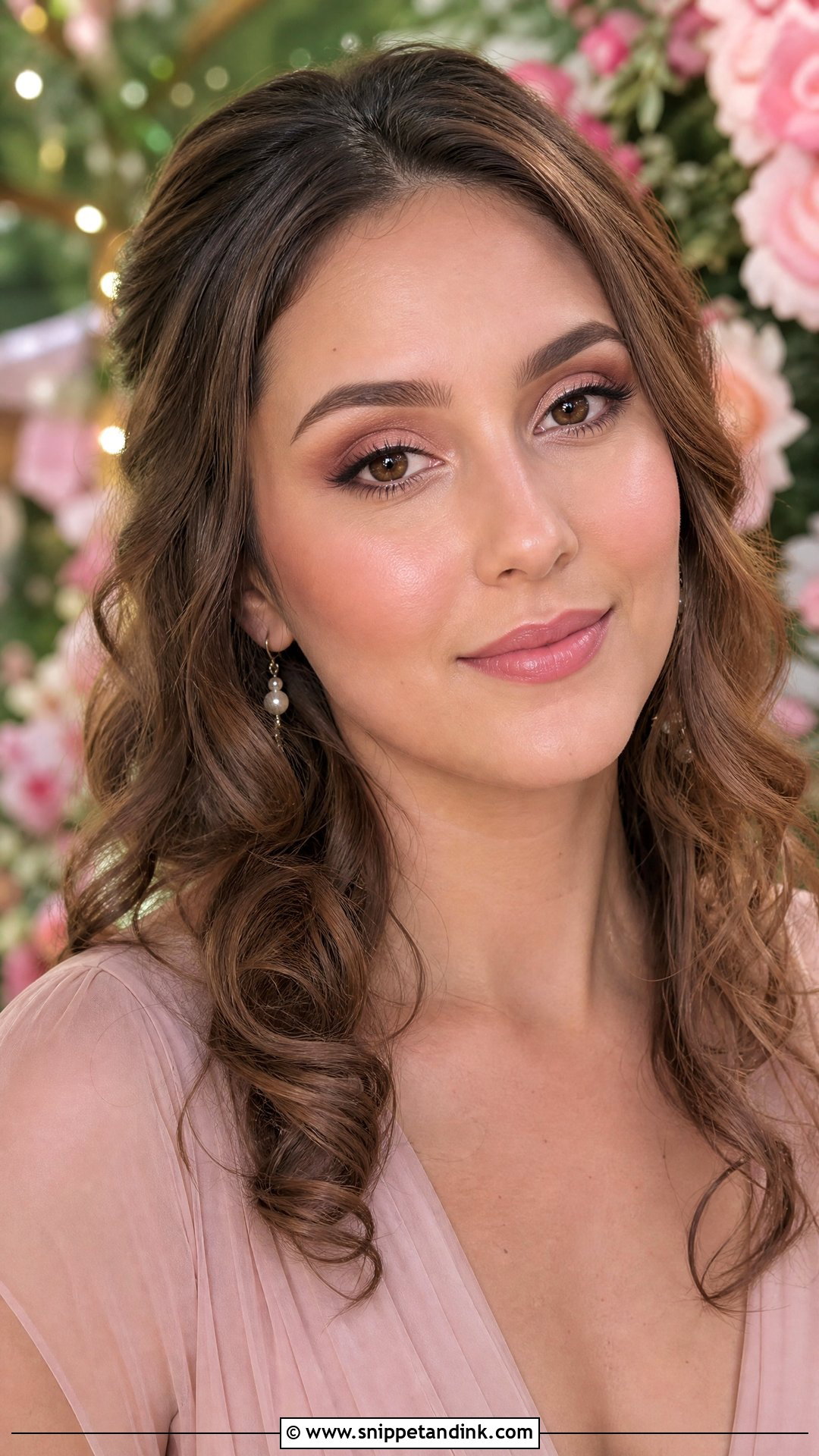 Pink Bridesmaid Makeup For Brown Eyes - Snippet and Ink - 35 Bridesmaid Makeup for Brown Eyes