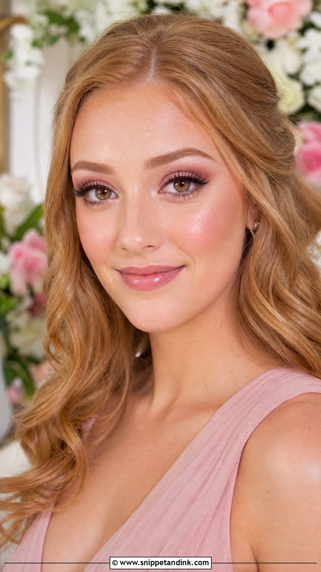 Pink Bridesmaid Makeup for Brown Eyes - Snippet and Ink - 20 Bridesmaid Makeup for Brown Eyes Wedding