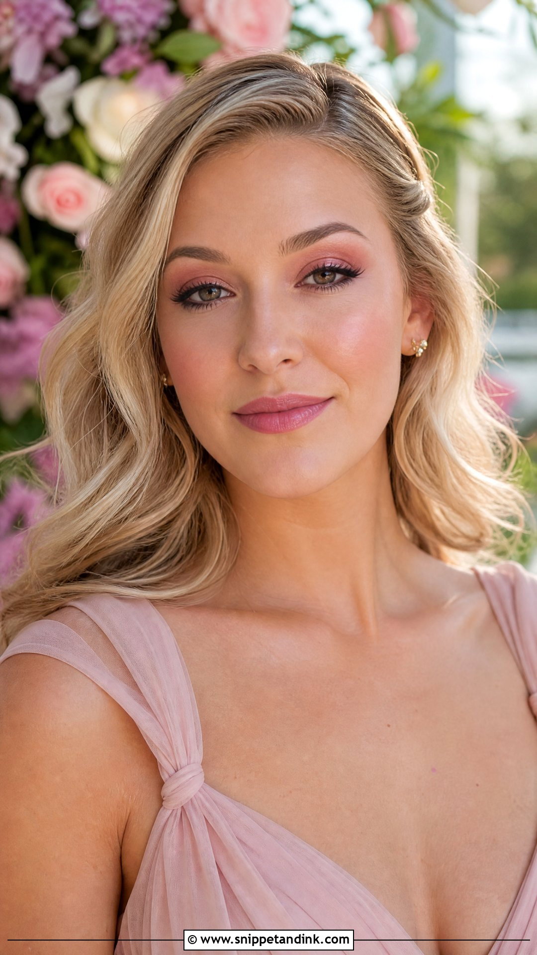 Pink Bridesmaid Makeup - Snippet and Ink - 20 Bridal Party Bridesmaid Makeup Make Up Ideas