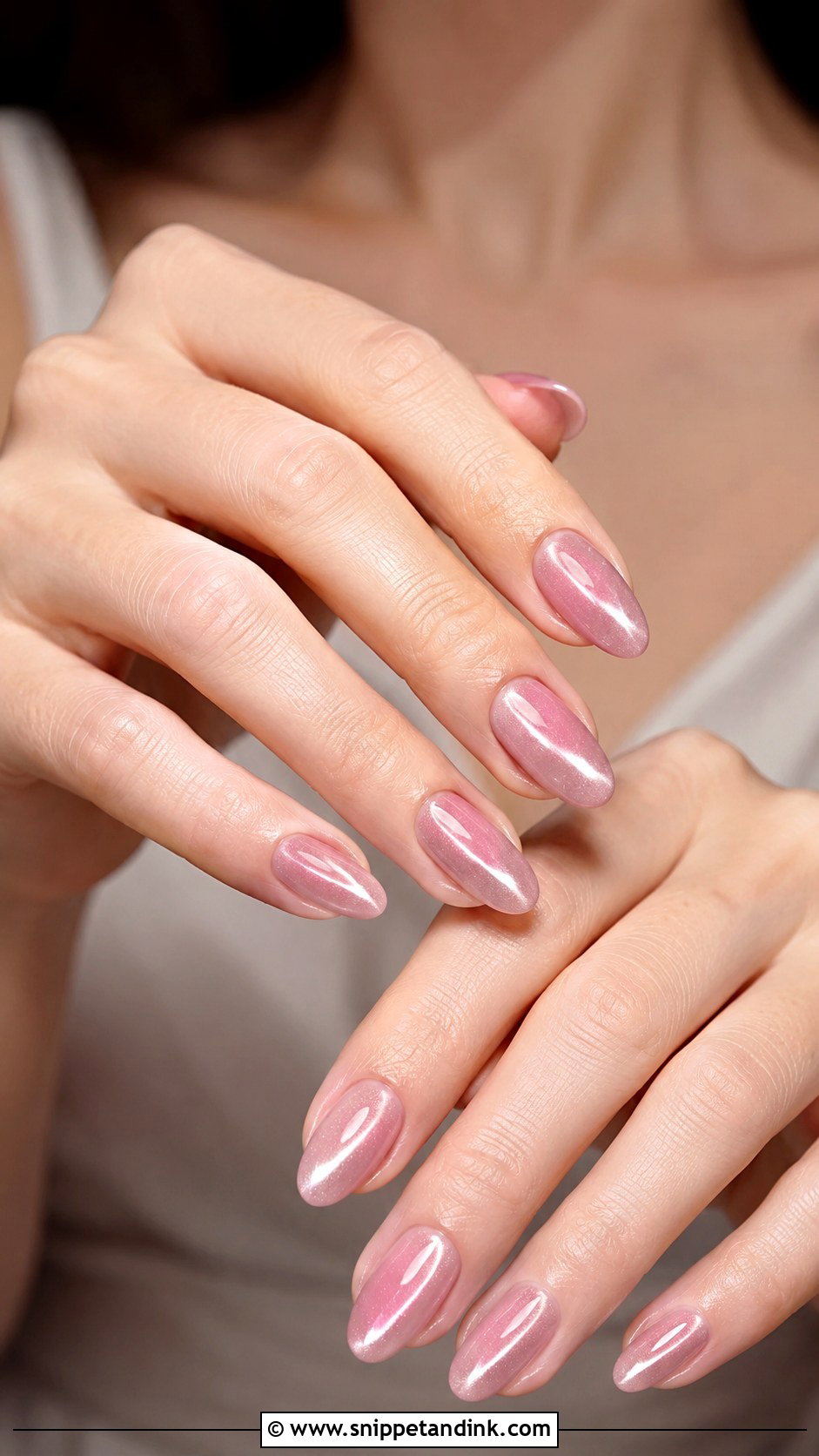 Pink Cat Eye Bridesmaid Wedding Nails - Snippet and Ink - 20 Pink Bridesmaid Wedding Nails