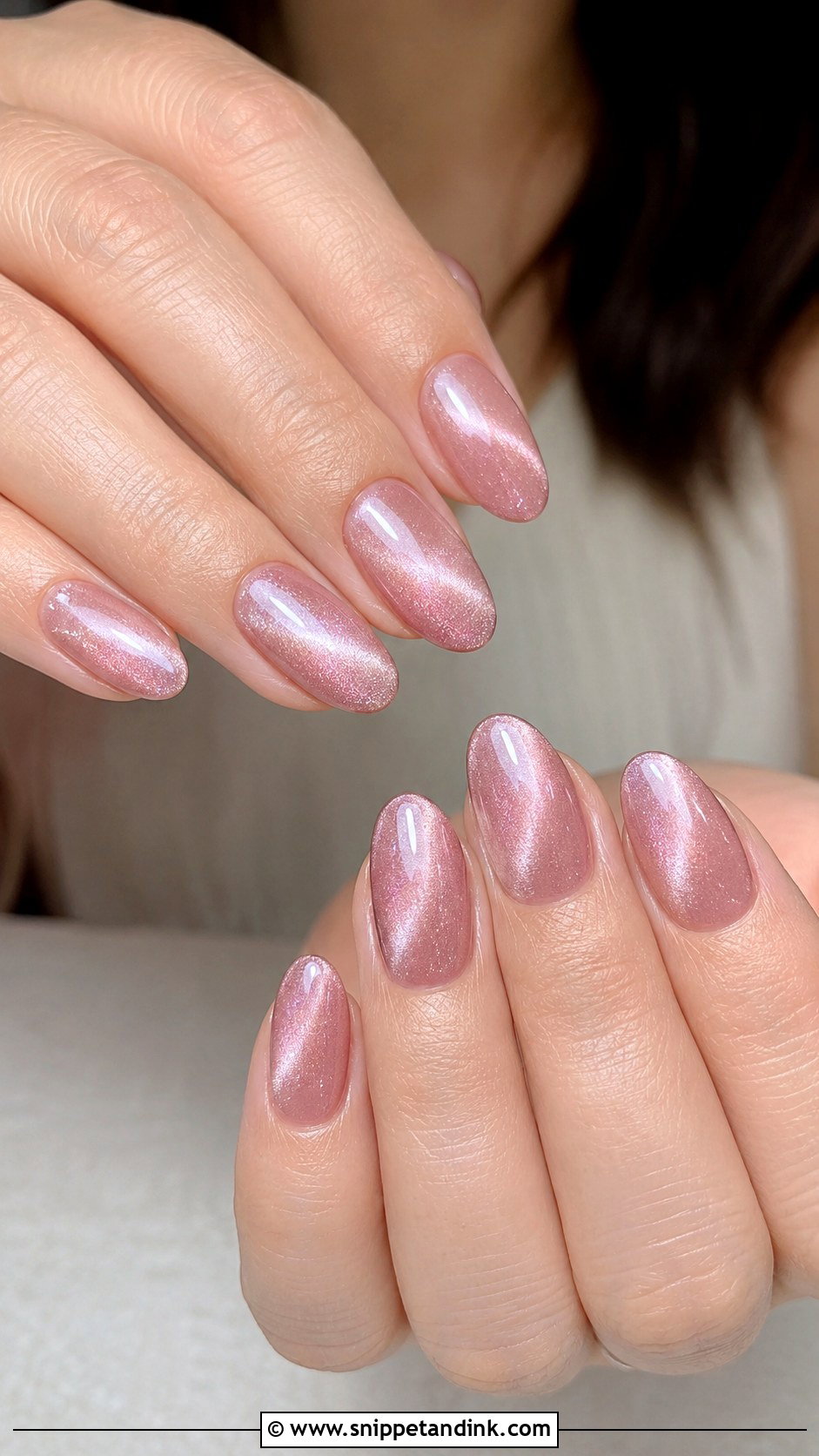 Pink Cat Eye Nail Extensions - Snippet and Ink - 20 Pink Nail Extension Designs for Wedding