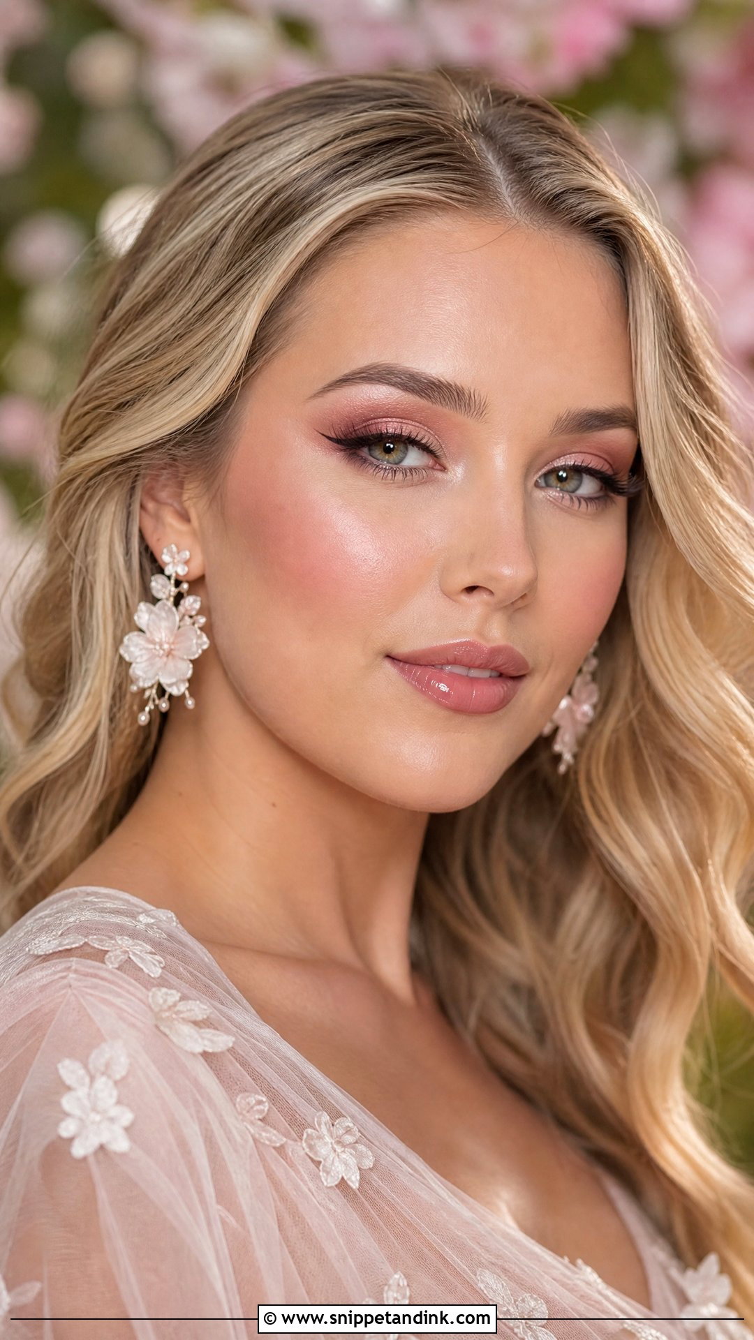 Pink Cat Eye Wedding Makeup - Snippet and Ink - 20 Cat Eye Wedding Makeup Ideas