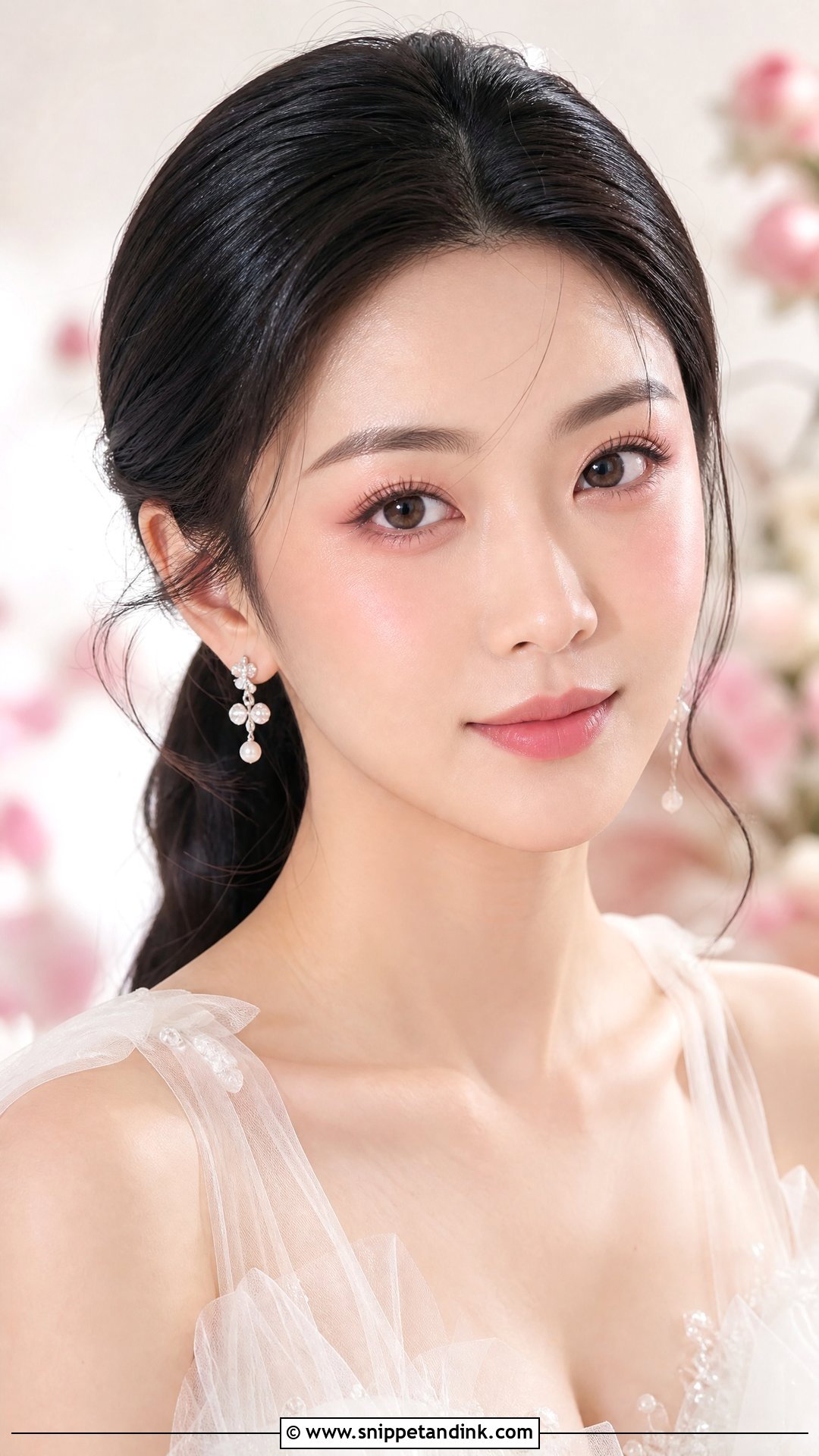 Pink Chinese Bridal Makeup - Snippet and Ink - 20 Chinese Asian Bridal Makeup Ideas