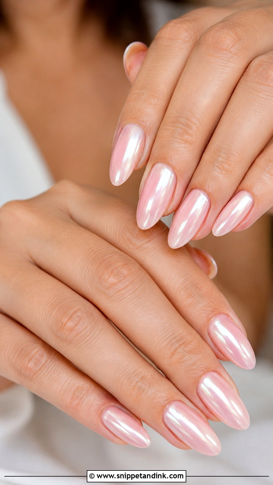 Pink Chrome Bride Nails - Snippet and Ink - 20 Bride Chrome Nails