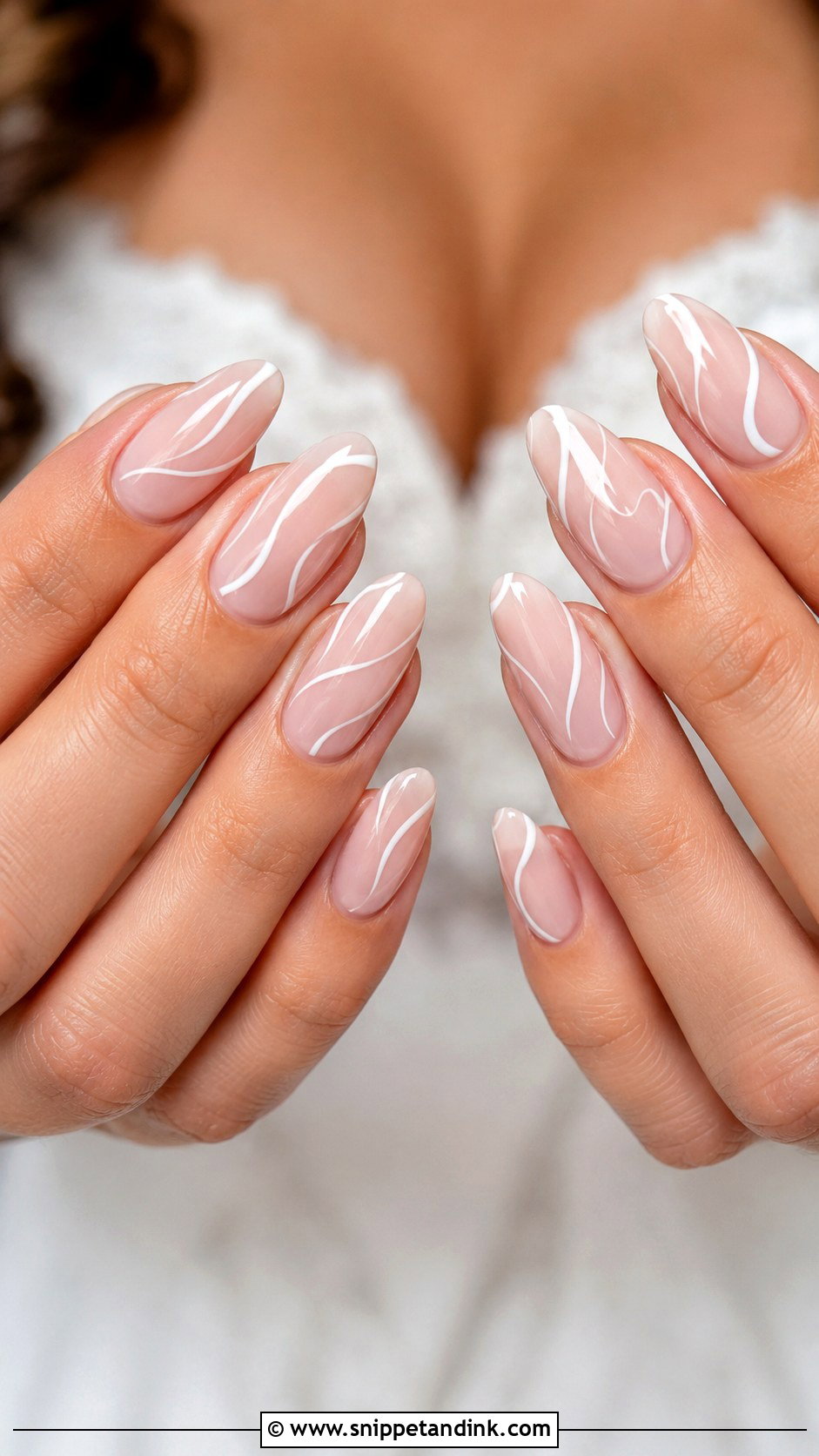Pink Chrome Bride Wedding Nails - Snippet and Ink - 30 Bride's Nails Wedding