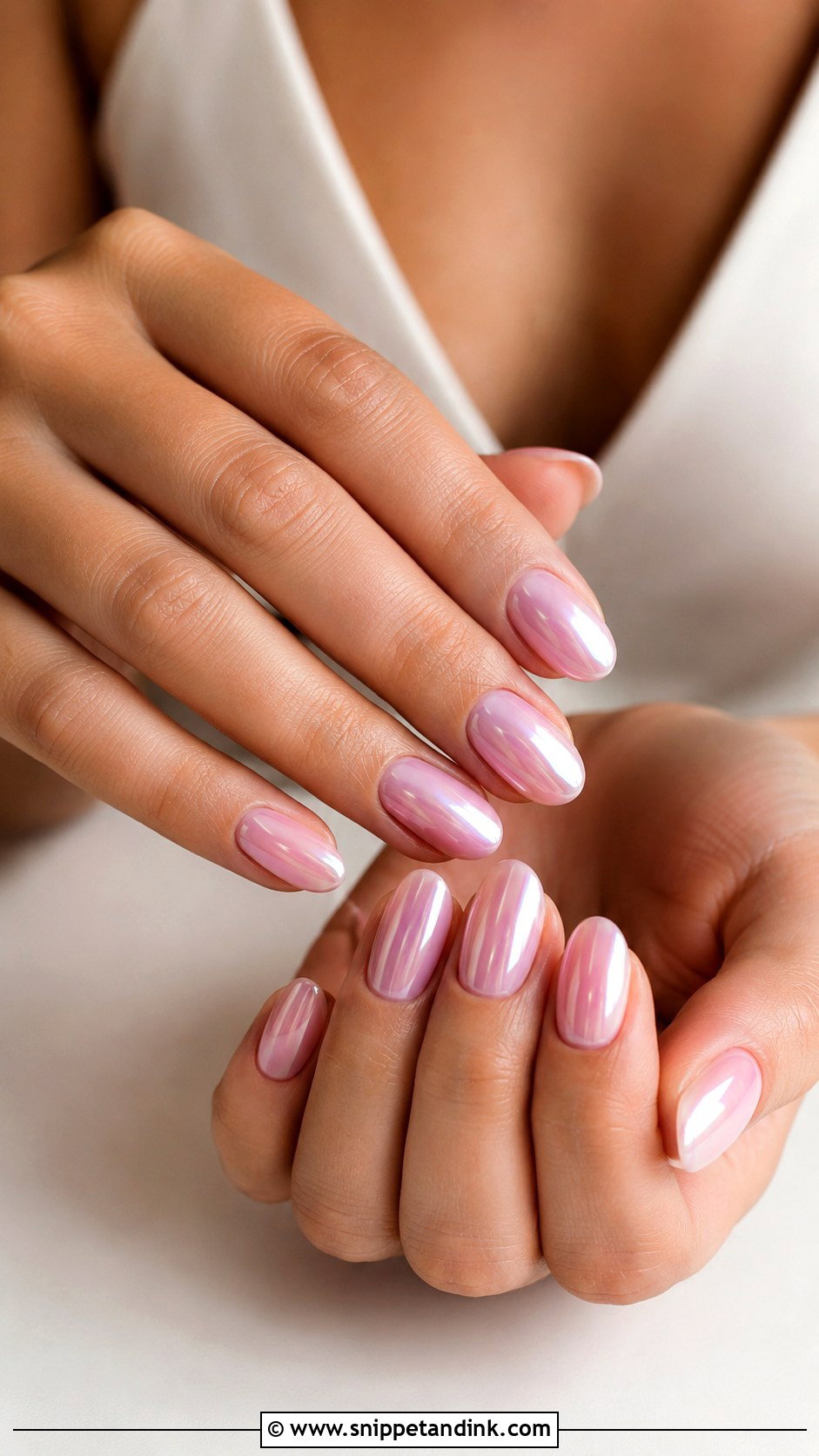 Pink Chrome Bridesmaid Nails - Snippet and Ink - 30 Wedding Nails for Bridesmaids