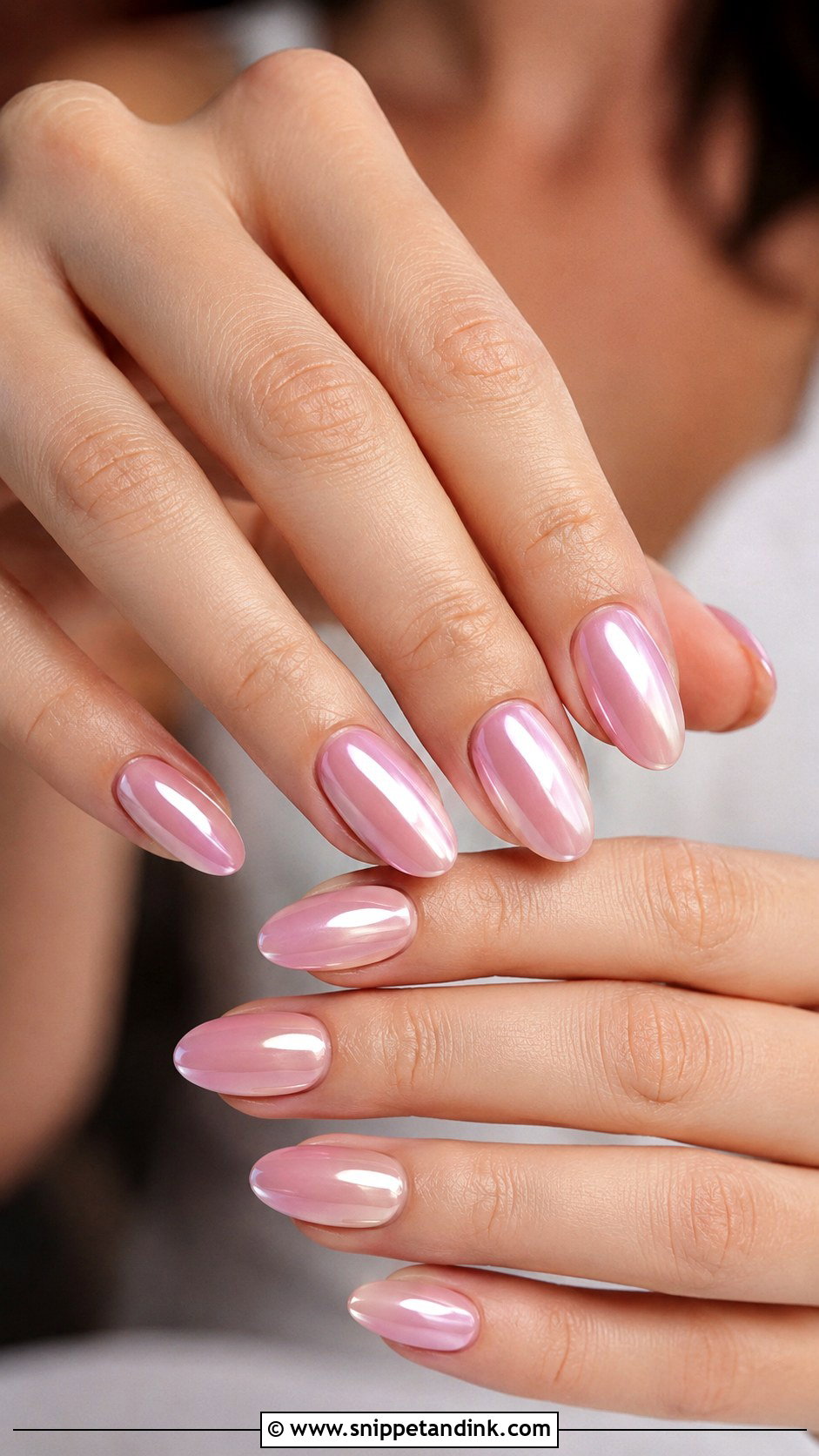 Pink Chrome Bridesmaid Wedding Nails - Snippet and Ink - 20 Bridesmaids Wedding Nails