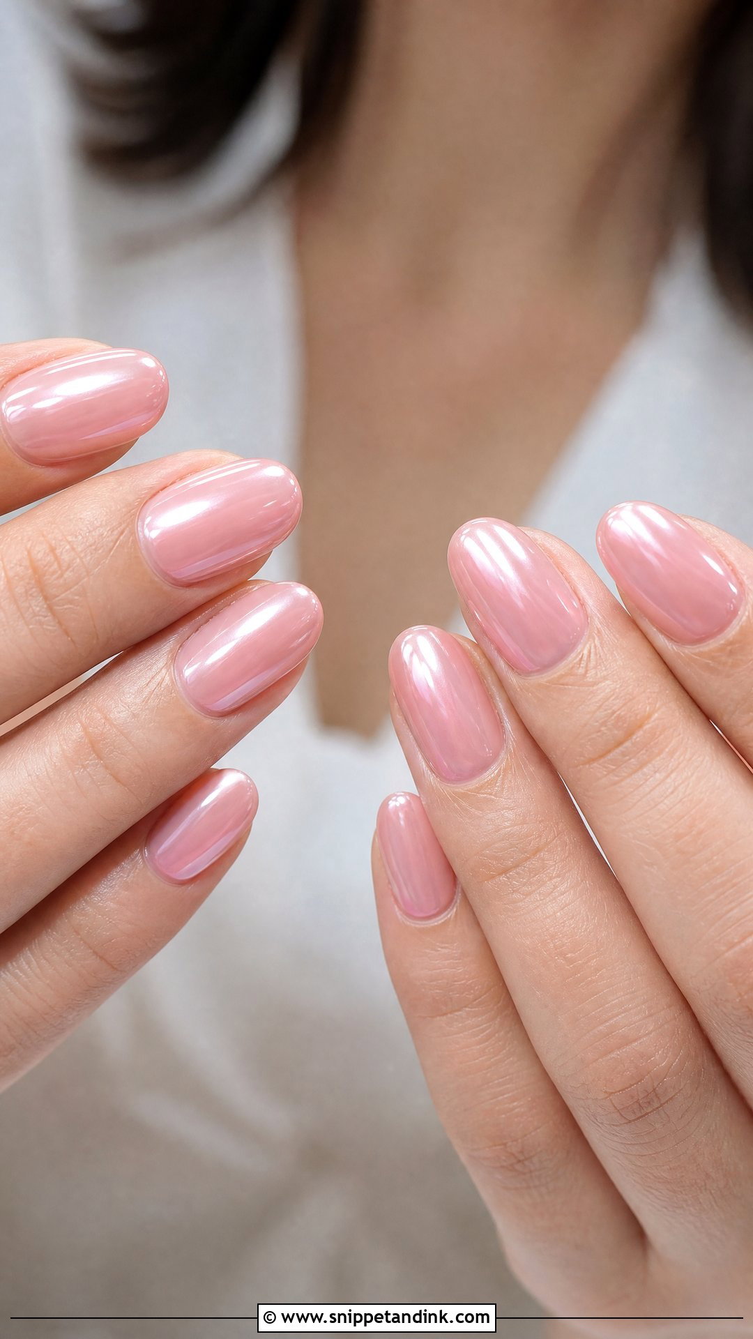 Pink Chrome Spring Wedding Guest Nails - Snippet and Ink - 20 Spring Wedding Guest Nails
