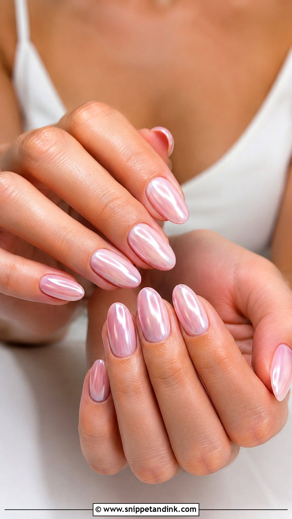 Pink Chrome Wedding Nails - Snippet and Ink - 20 Pink Nails for Wedding