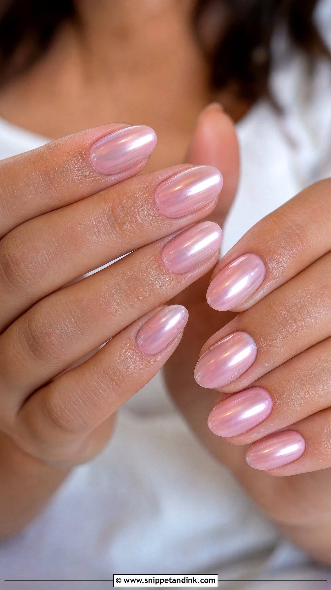 Pink Chrome Wedding Nails - Snippet and Ink - 25 Wedding Nails 2025