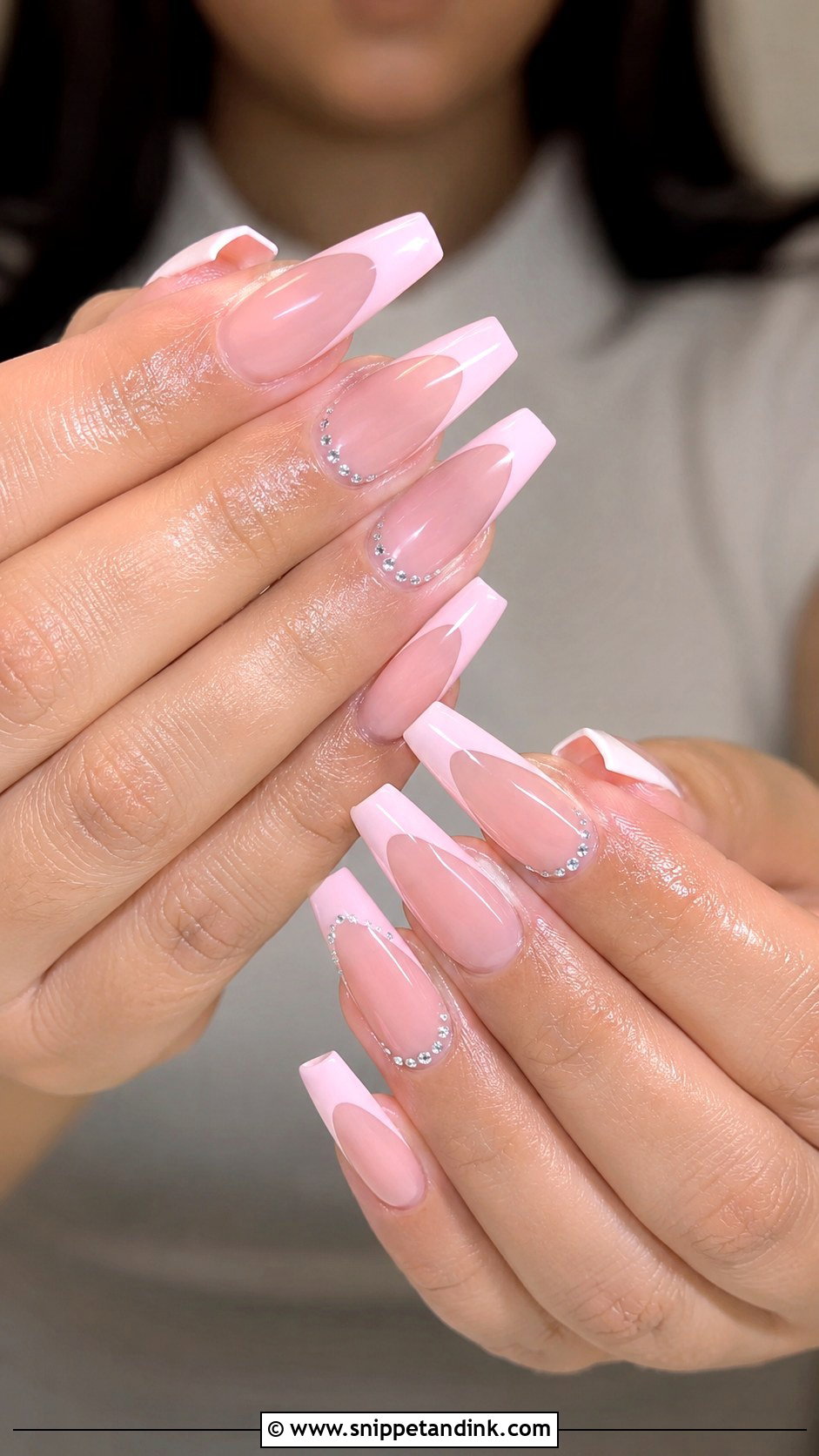 Pink Coffin Wedding Nails - Snippet and Ink - 20 Pink Wedding Nails for Bride