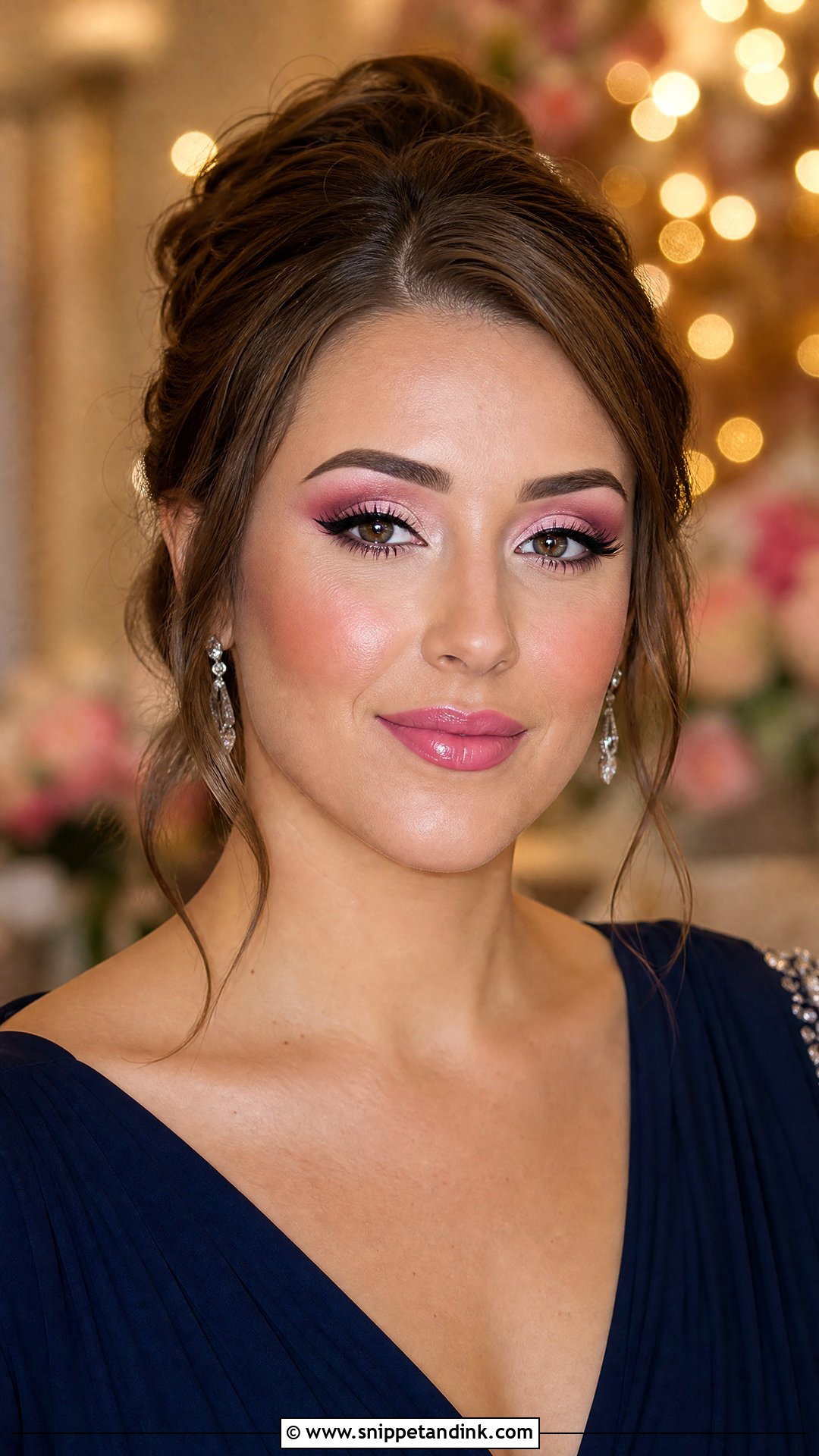 Pink Cut Crease Wedding Guest Makeup - Snippet and Ink - 20 Pink Wedding Guest Makeup Ideas