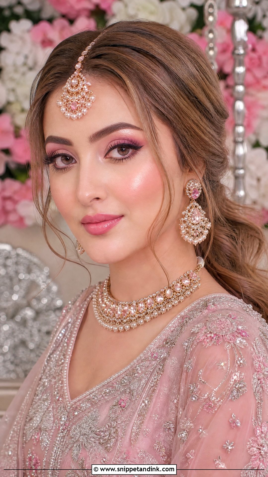 Pink Desi Bridal Makeup - Snippet and Ink - 25 Desi Bridal Makeup Ideas