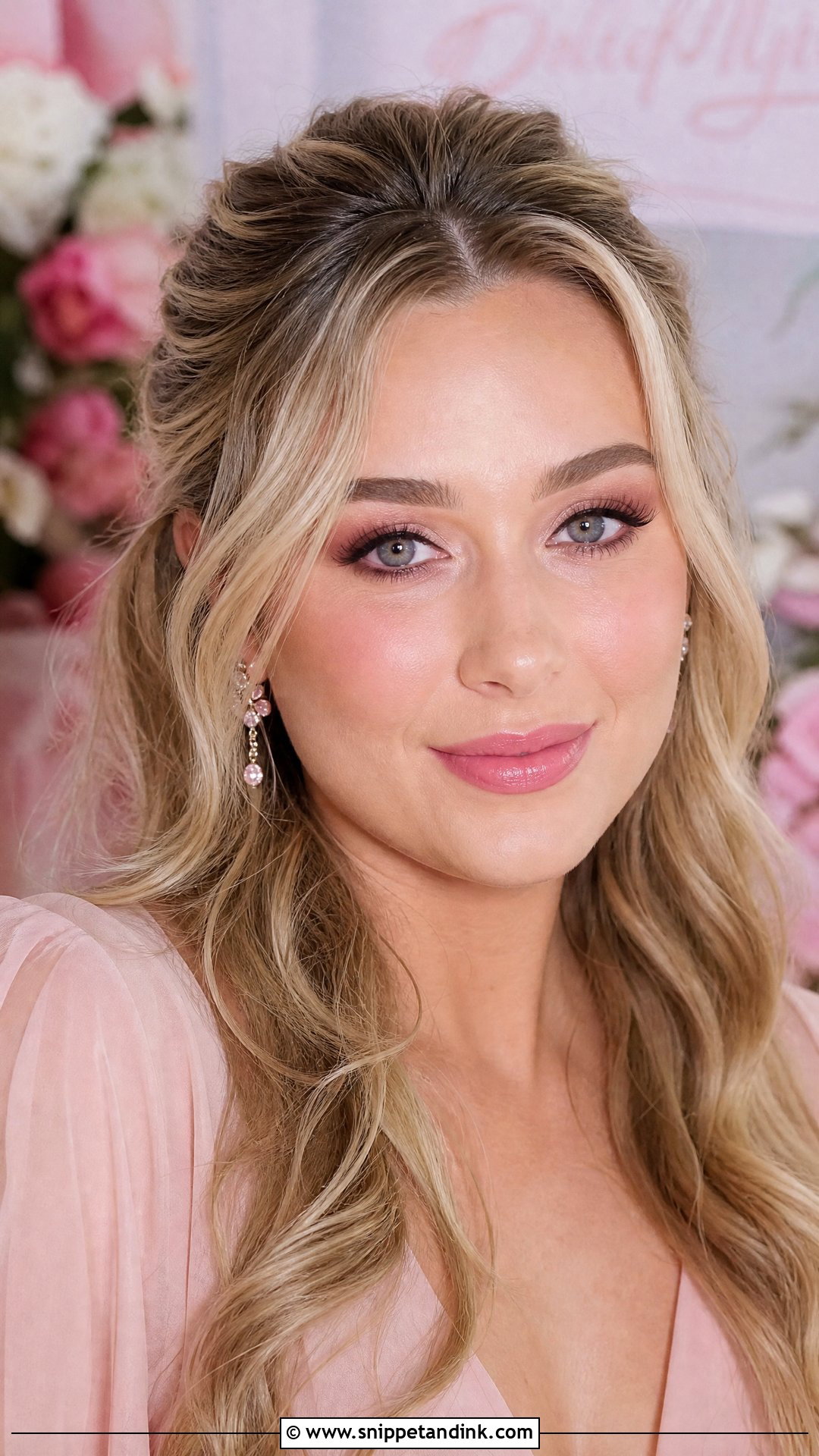 Pink Engagement Makeup - Snippet and Ink - 30 Engagement Makeup Ideas