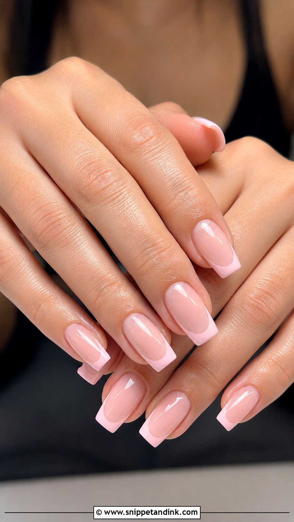 Pink French Bridal Nails - Snippet and Ink - 20 Pink Bridal Nails Brides