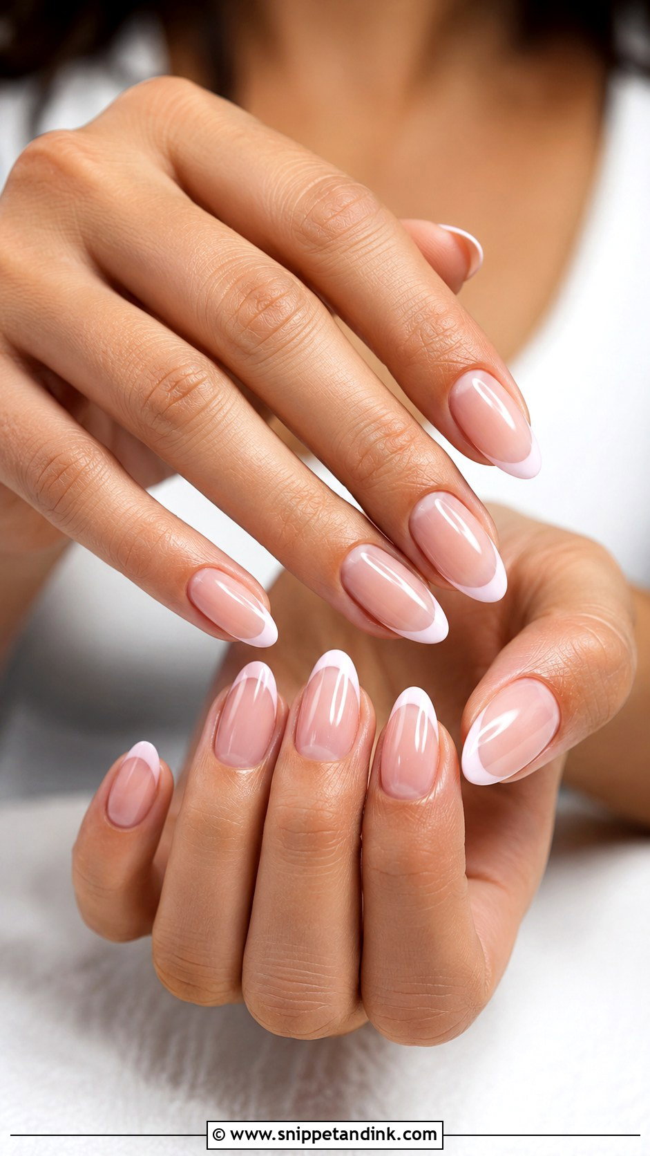 Pink French Bridal Wedding Nails - Snippet and Ink - 20 French Bridal Wedding Nails