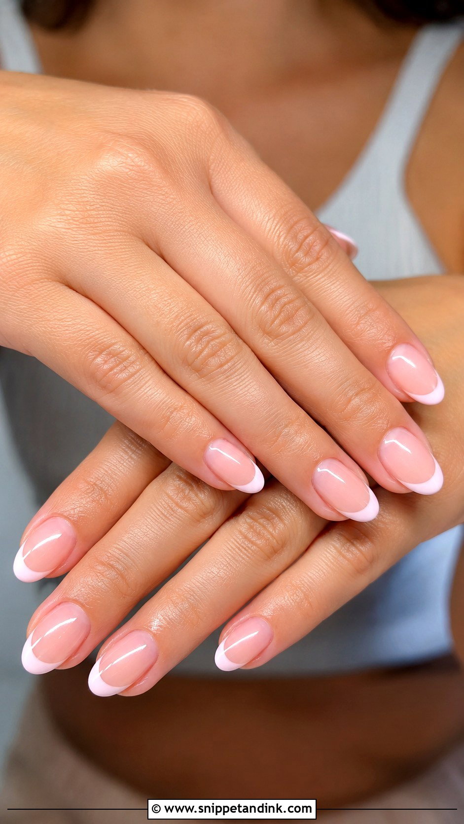 Pink French Bride Nails - Snippet and Ink - 20 French Bride Nails