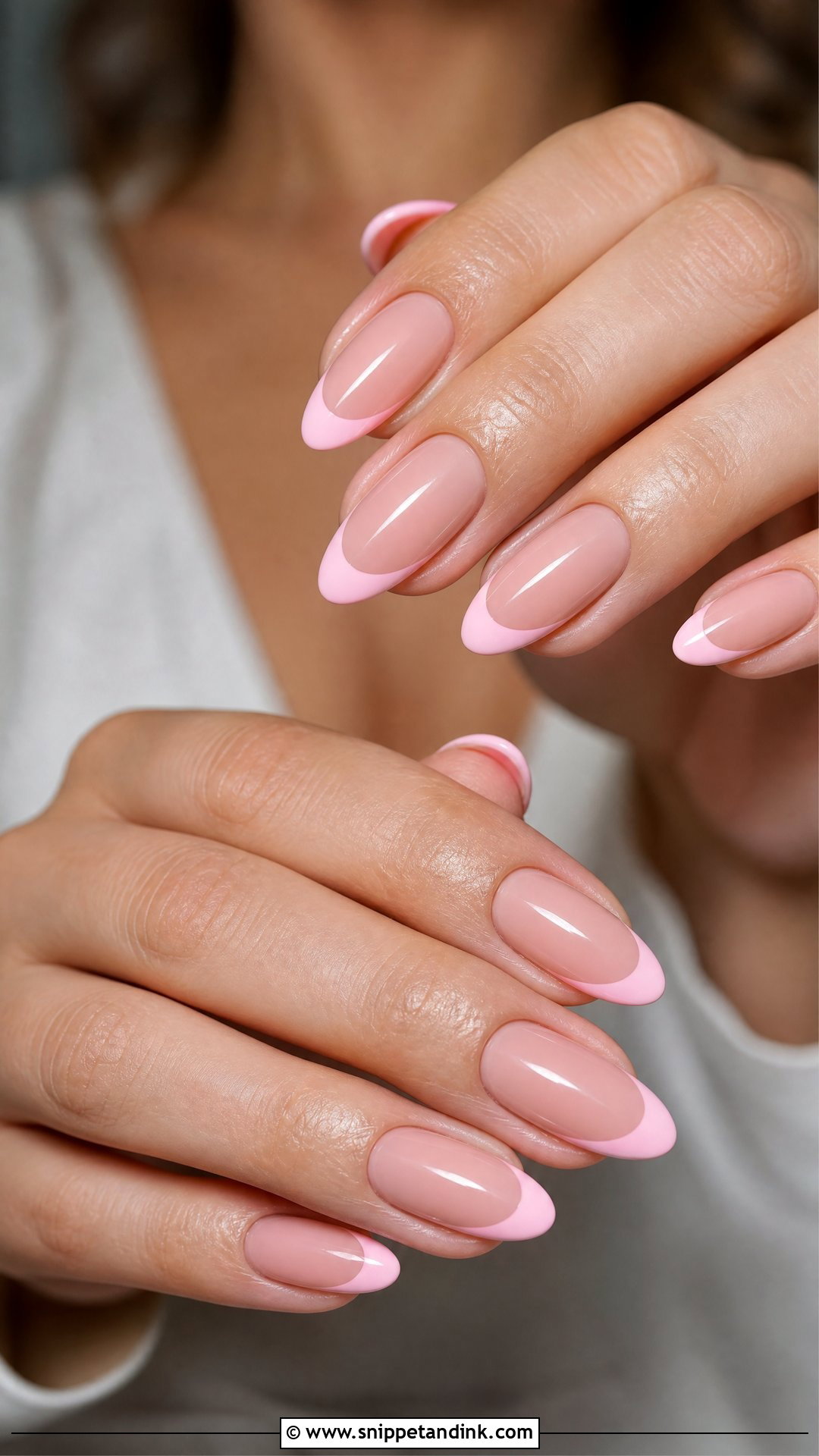 Pink French Marriage Nails - Snippet and Ink - 25 Nails for Marriage