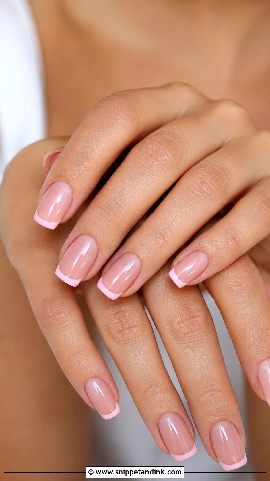 Pink French Wedding Nails - Snippet and Ink - 20 Wedding Nails for Bride 2025