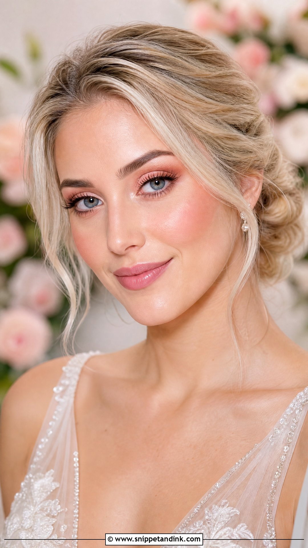 Pink Glam Bridal Makeup - Snippet and Ink - 25 Glam Bridal Makeup Ideas