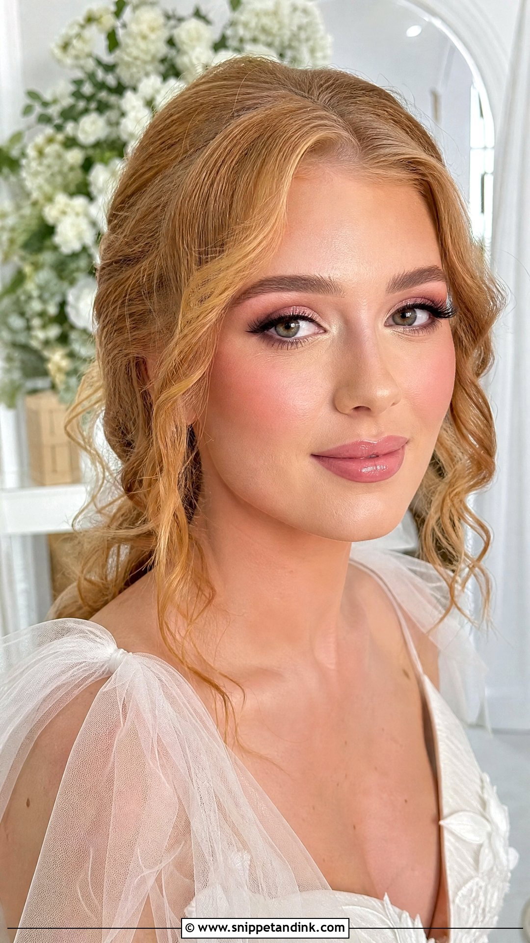 Pink Glam Bride Makeup - Snippet and Ink - 35 Glam Bride Makeup Ideas