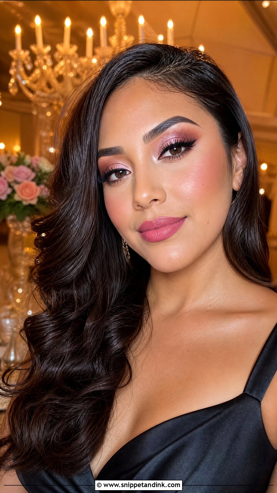 Pink Glam Wedding Guest Makeup - Snippet and Ink - 20 Pink Wedding Guest Makeup Ideas