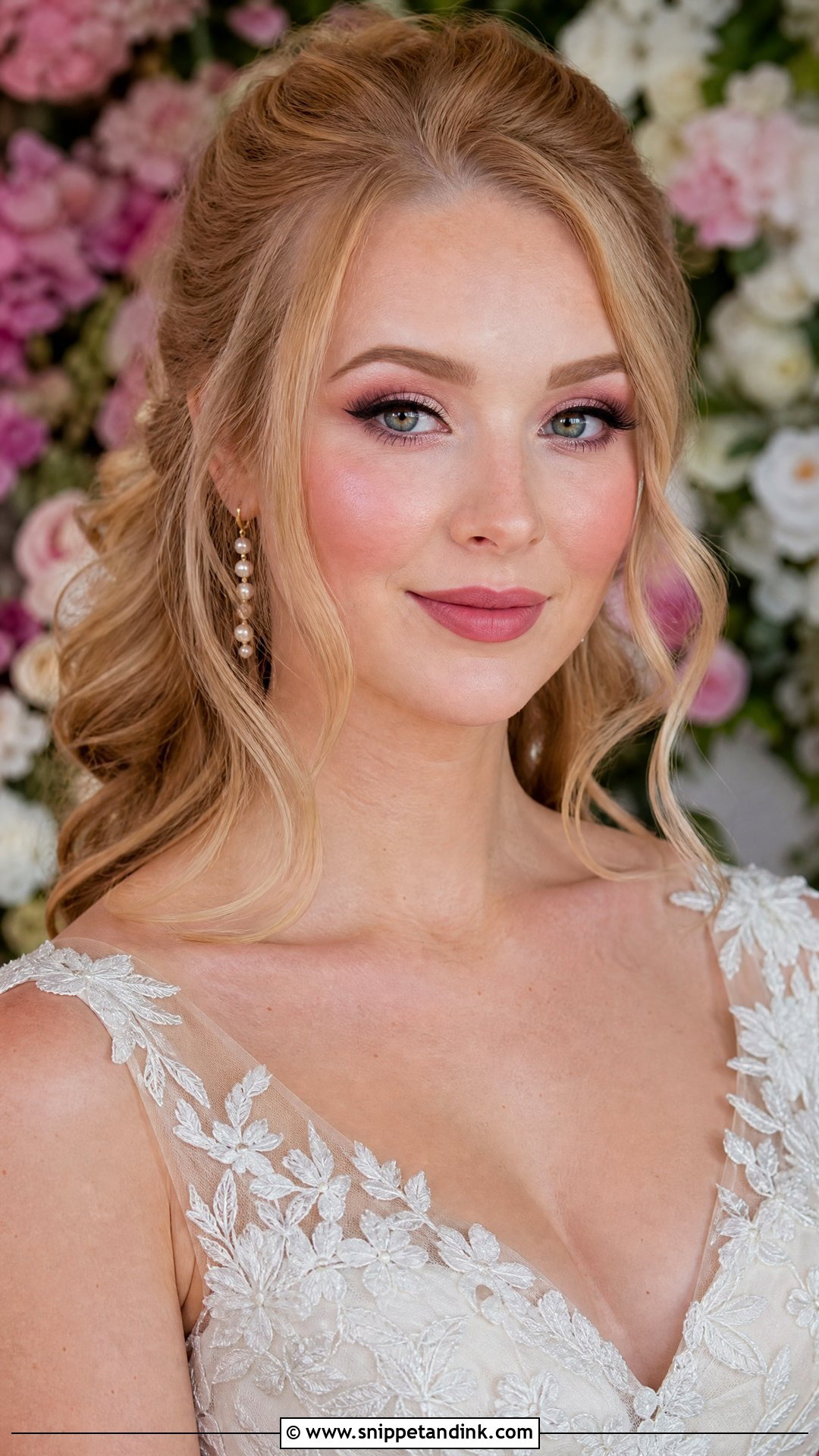 Pink Glam Wedding Makeup - Snippet and Ink - 25 Glamorous Wedding Makeup Ideas