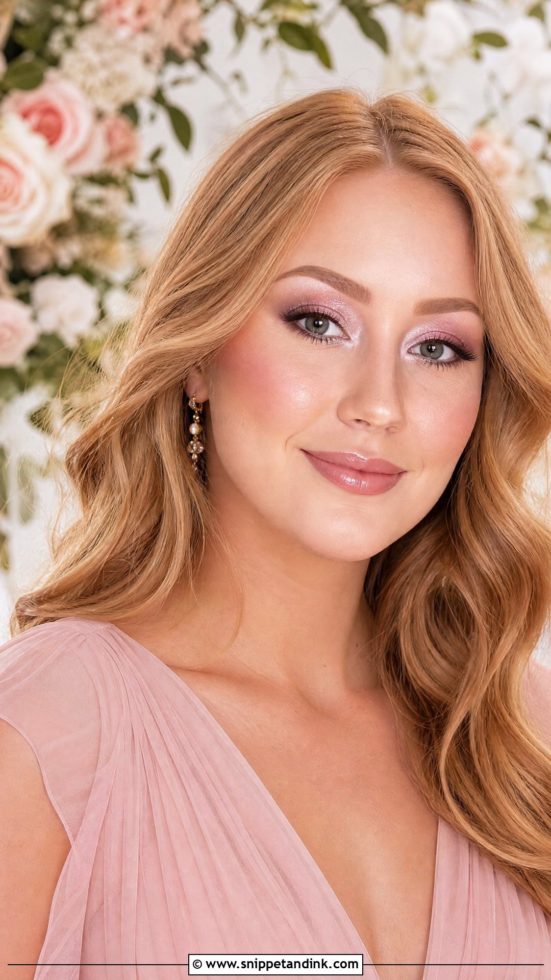 Pink Glam Wedding Makeup - Snippet and Ink - 20 Glam Makeup Looks Wedding
