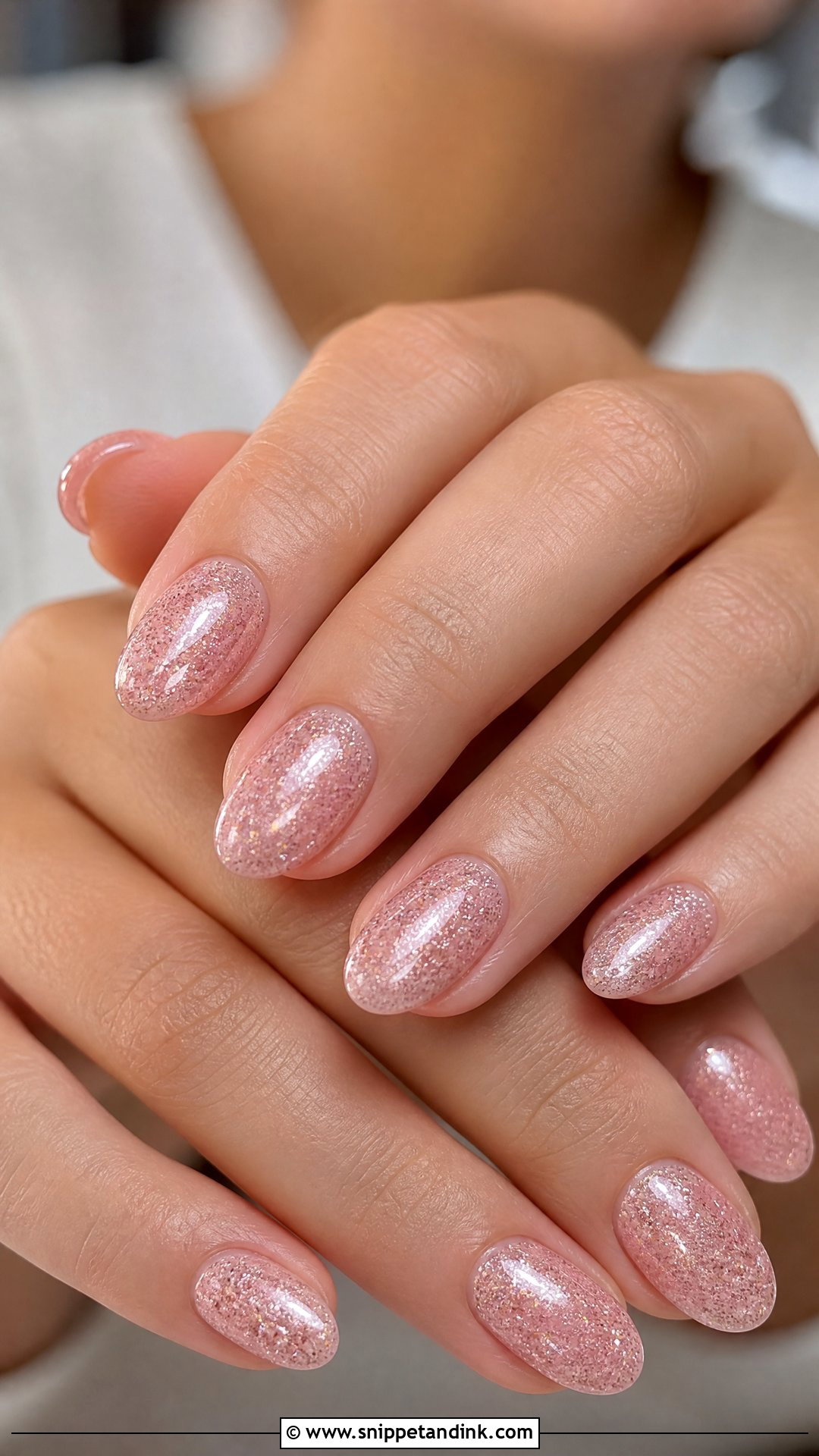 Pink Glitter Wedding Nails - Snippet and Ink - 25 Glitter Wedding Nails
