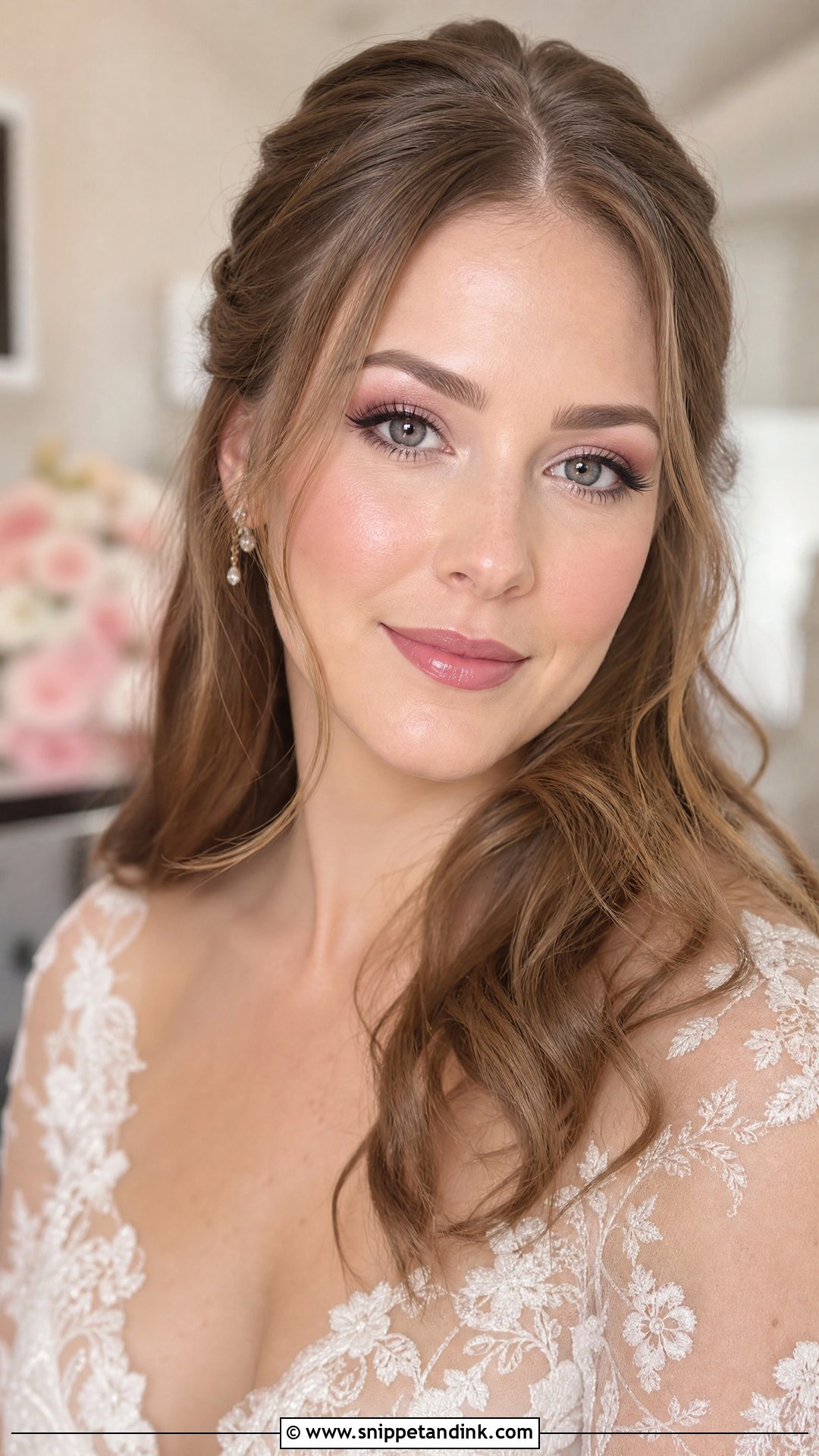 Pink Glowy Wedding Makeup - Snippet and Ink - 25 Glowy Wedding Makeup Ideas