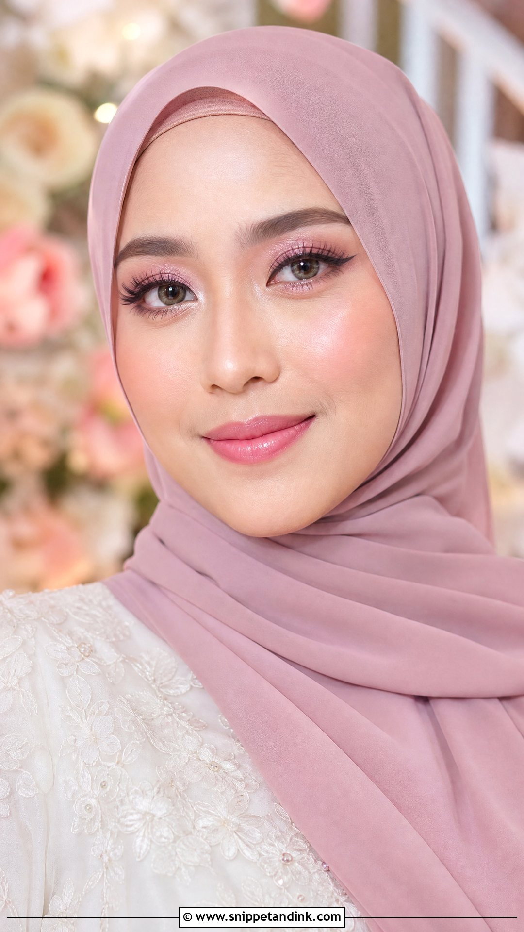 Pink Hijab Wedding Makeup - Snippet and Ink - 25 Wedding Makeup Hijab Ideas