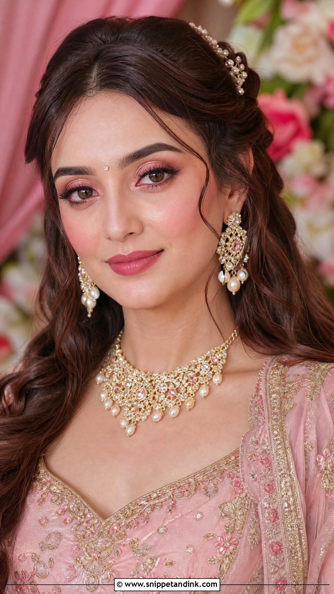 Pink Hindu Wedding Makeup - Snippet and Ink - 20 Hindu Wedding Makeup Ideas