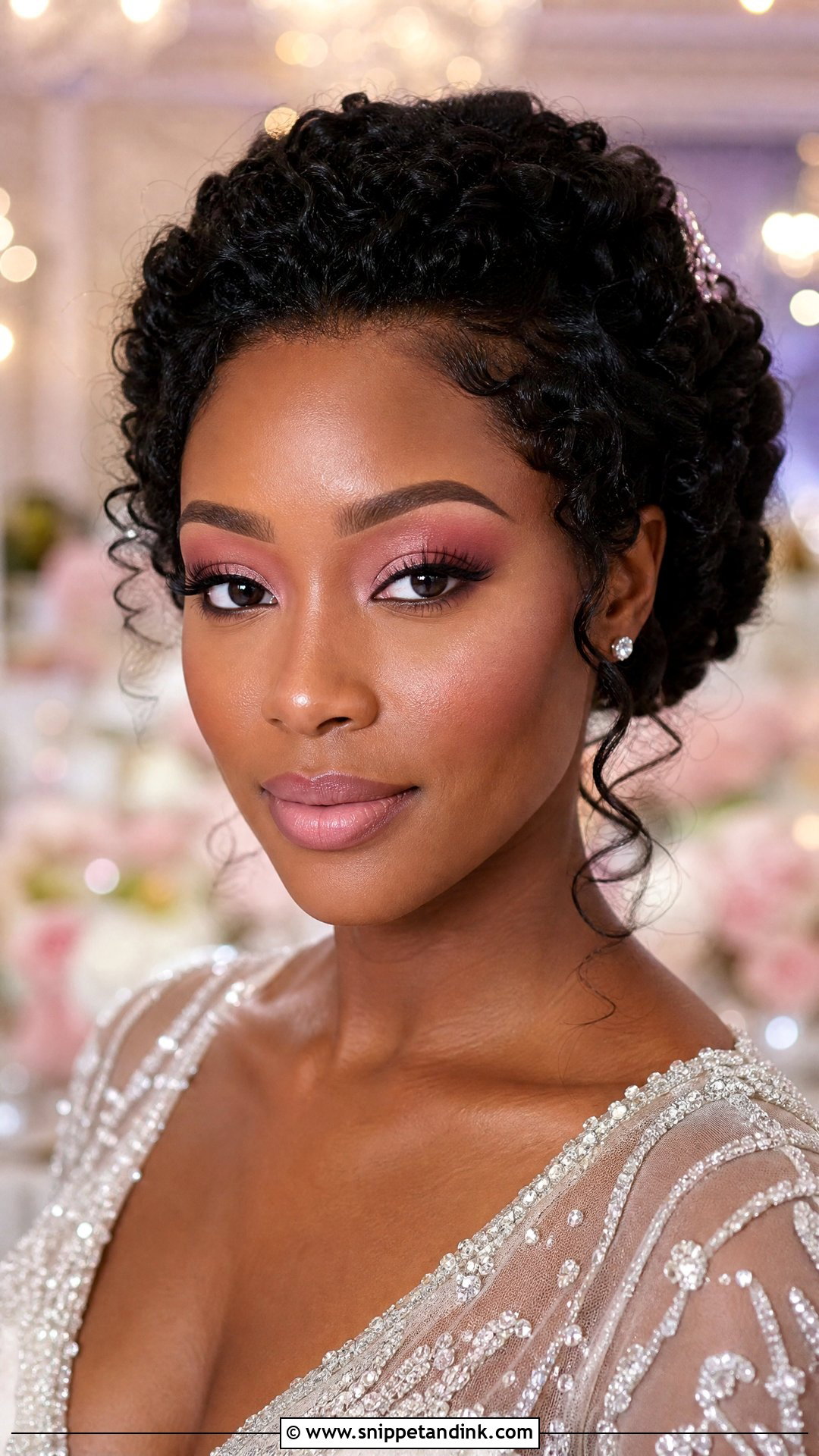Pink Hooded Eye Wedding Makeup - Snippet and Ink - 20 Hooded Eye Wedding Makeup Ideas