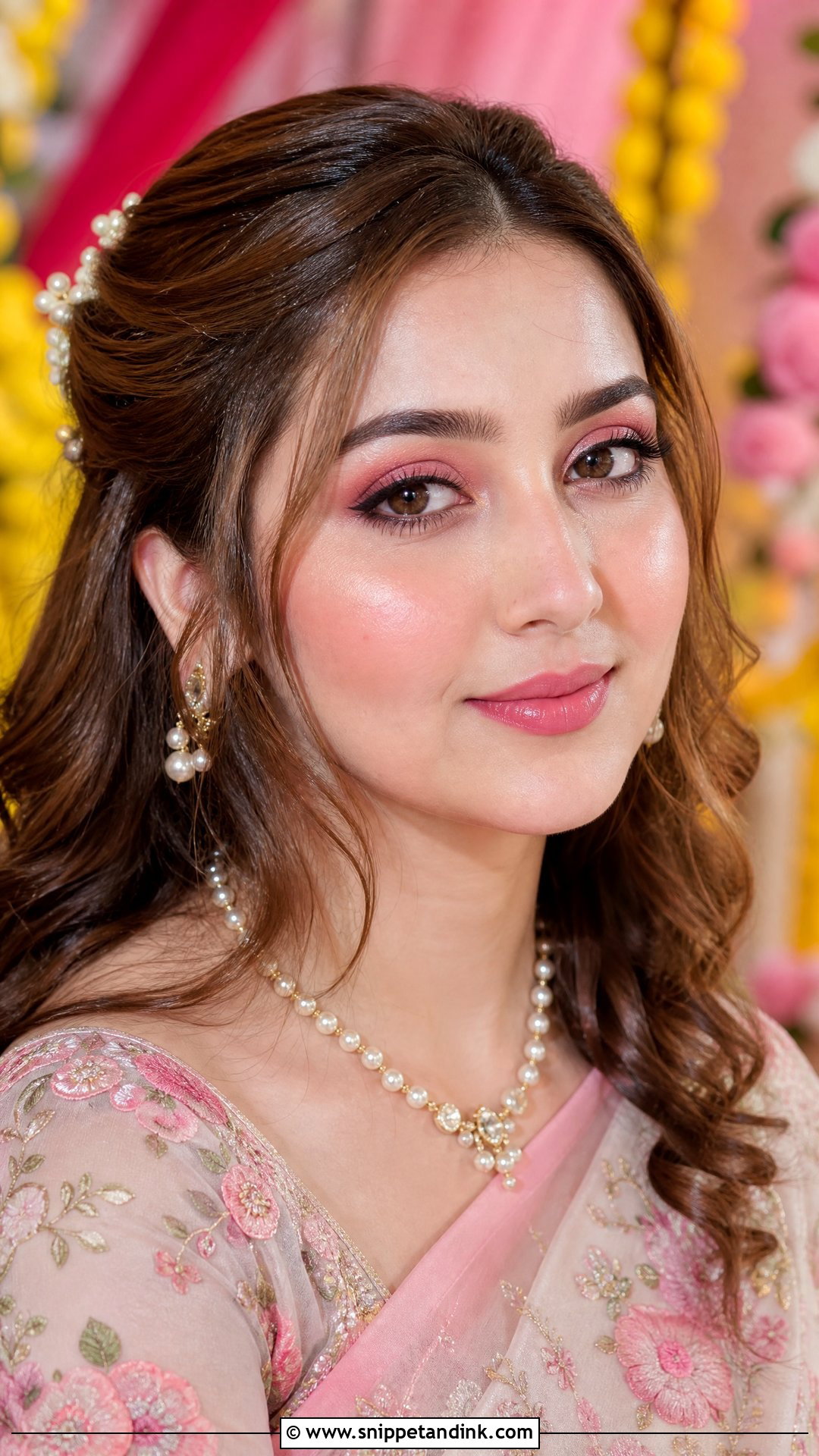 Pink Indian Wedding Eye Makeup - Snippet and Ink - 20 Indian Wedding Eye Makeup Ideas
