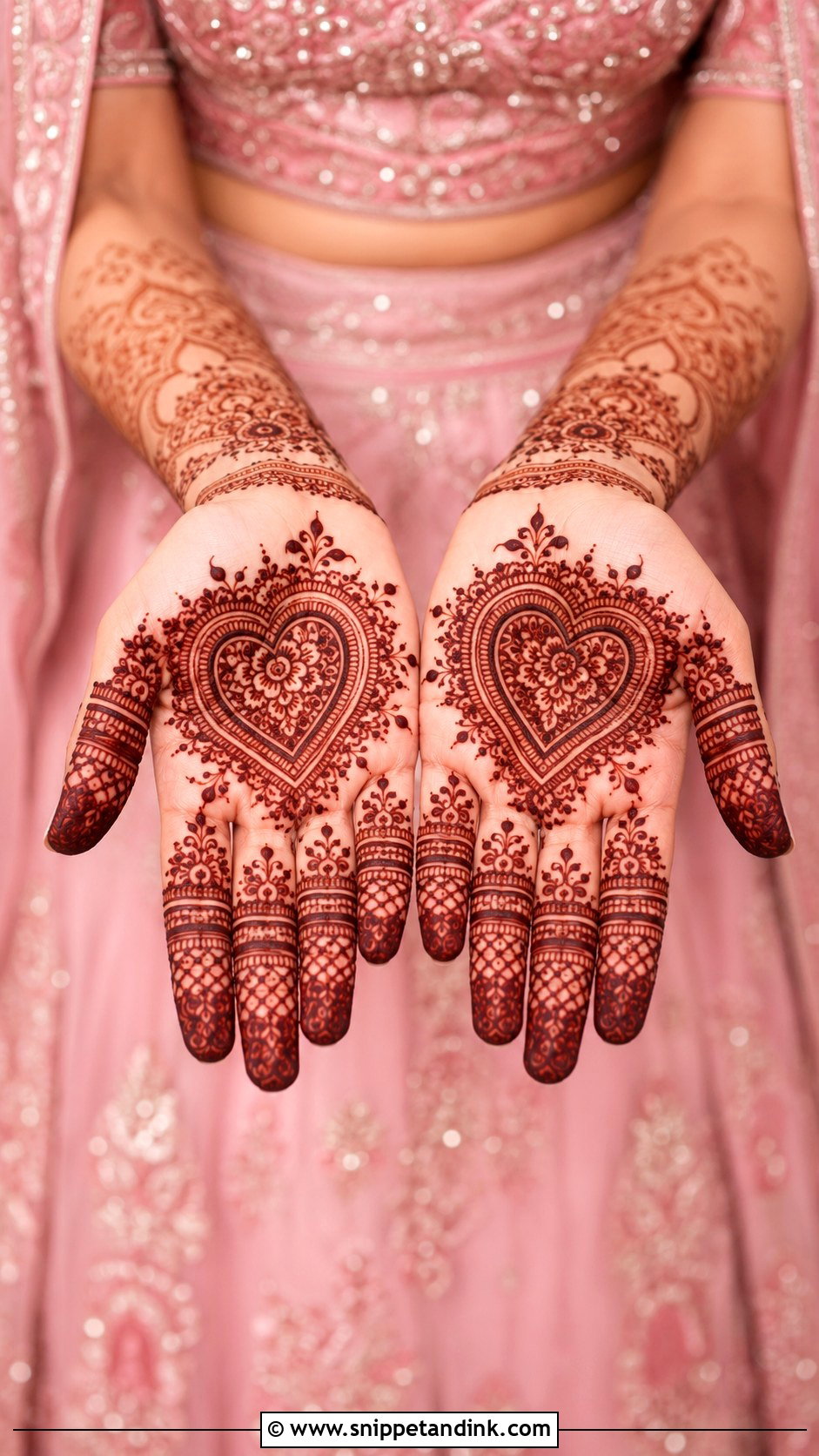 Pink Lehenga For Mehandi Bride - Snippet and Ink - 30 Mehandi Outfits Brides