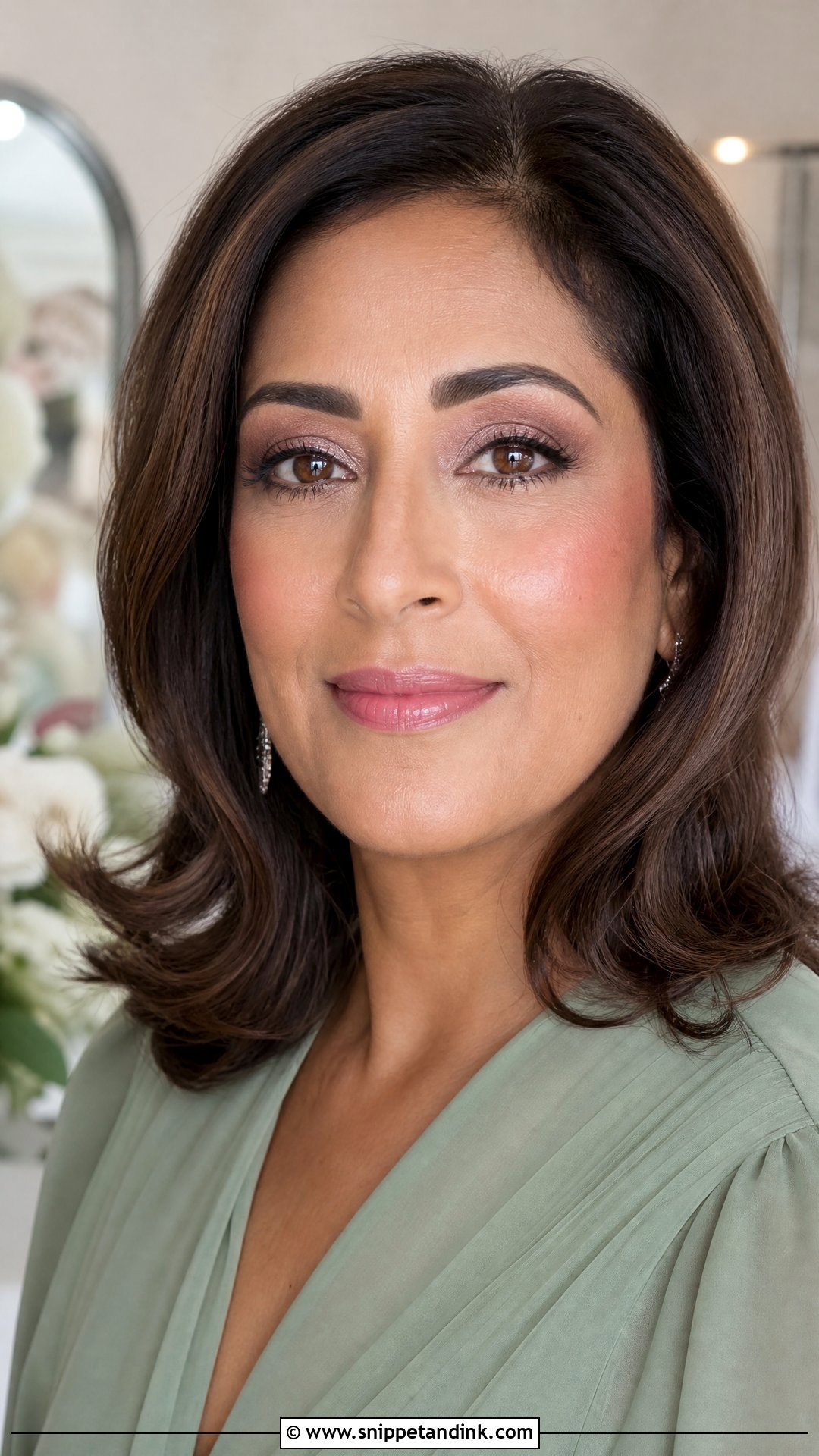 Pink Lip Mother Of Groom Makeup - Snippet and Ink - 20 Mother of Groom Makeup Ideas