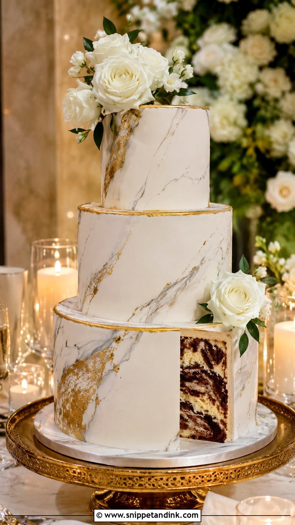 Pink Marble Wedding Cake - Snippet and Ink - 20 Marble Wedding Cake Recipe