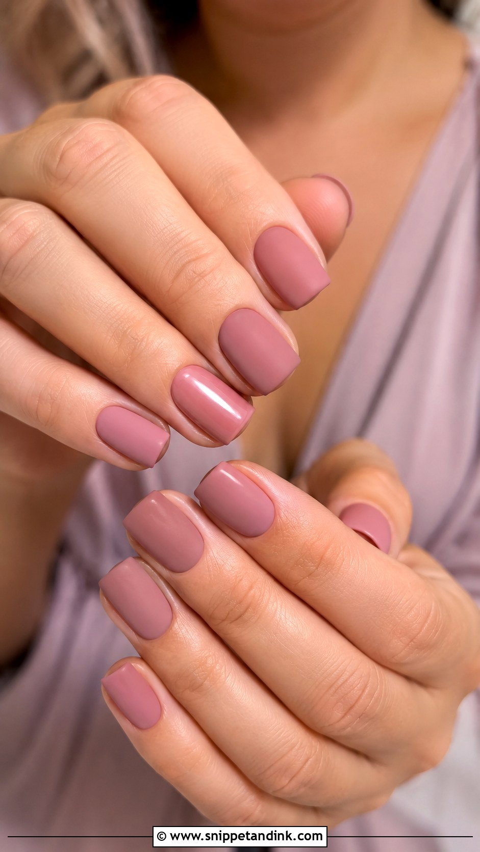 Pink Matte Bridesmaid Wedding Nails - Snippet and Ink - 20 Pink Bridesmaid Wedding Nails