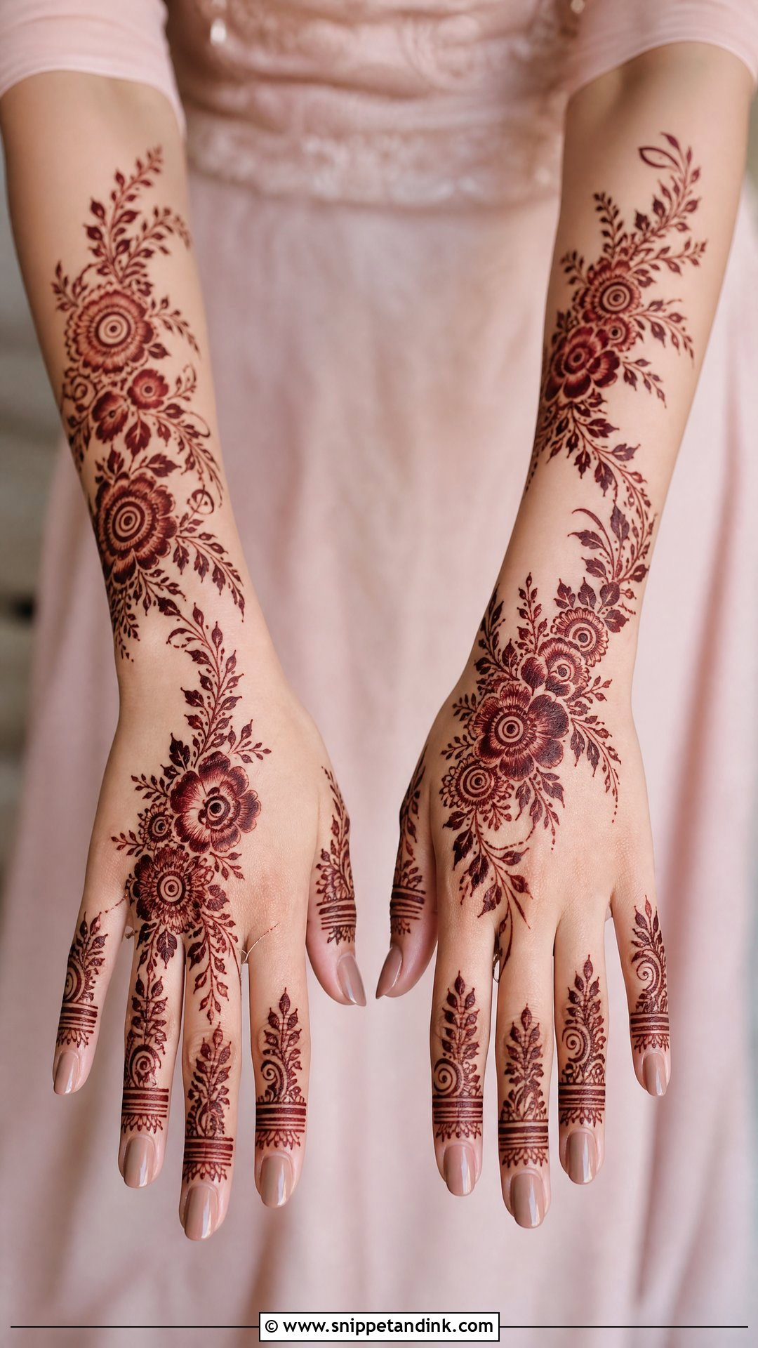 Pink Mehendi Outfit For Bride - Snippet and Ink - 20 Mehendi Function Outfit Brides Ideas