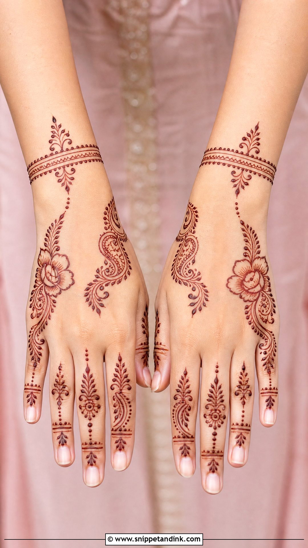 Pink Mehndi Gharara - Snippet and Ink - 20 Mehndi Gharara Ideas