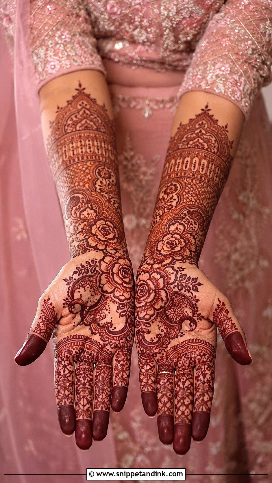 Pink Mehndi Lehenga For Bride - Snippet and Ink - 35 Mehndi Dress for Bride Ideas