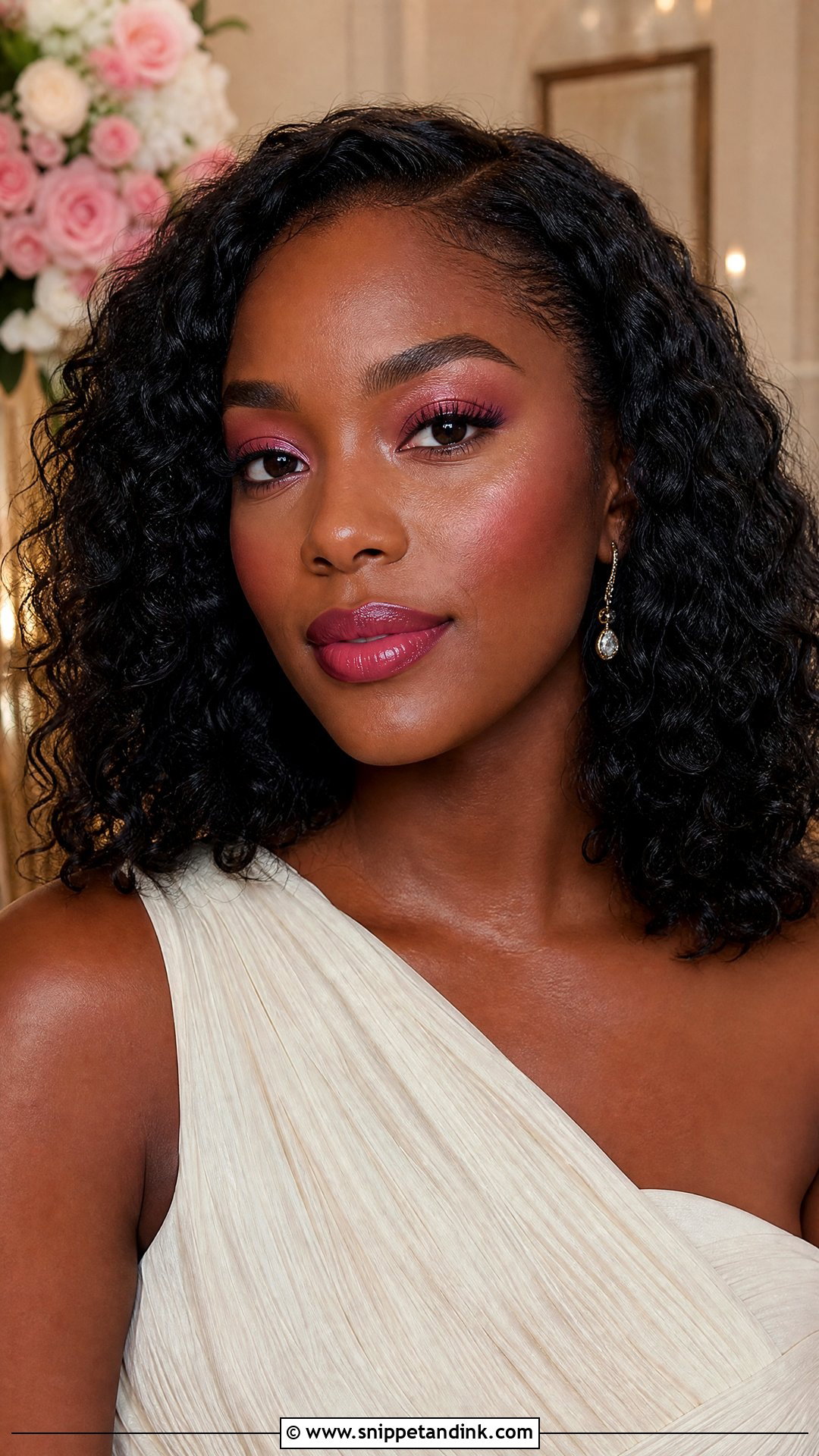 Pink Monochromatic Wedding Guest Makeup - Snippet and Ink - 20 Pink Wedding Guest Makeup Ideas