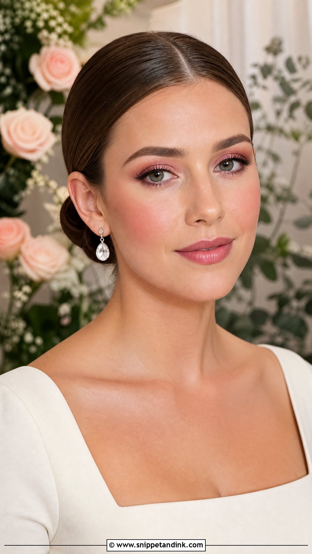 Pink Monochrome Wedding Makeup - Snippet and Ink - 20 Pink Wedding Makeup Looks