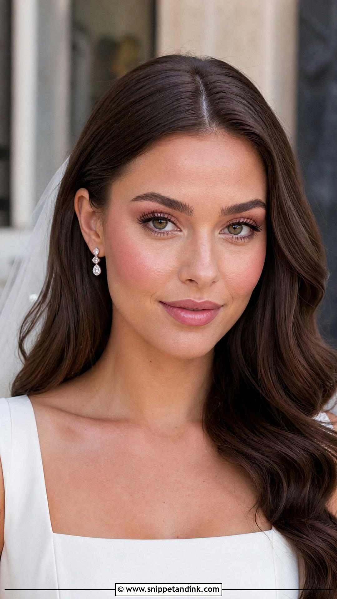 Pink Monochrome Wedding Makeup - Snippet and Ink - 20 Pink Glowy Wedding Makeup Ideas