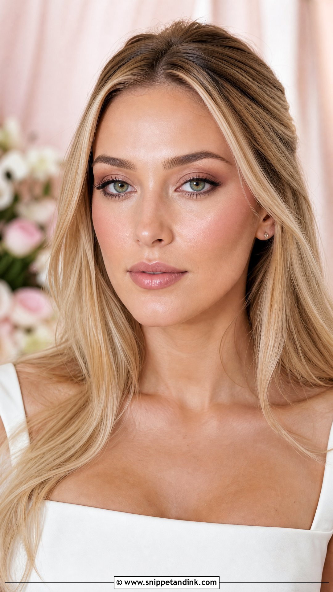 Pink Nude Bridal Makeup For Green Eyes - Snippet and Ink - 20 Natural Glam Bridal Makeup for Green Eyes