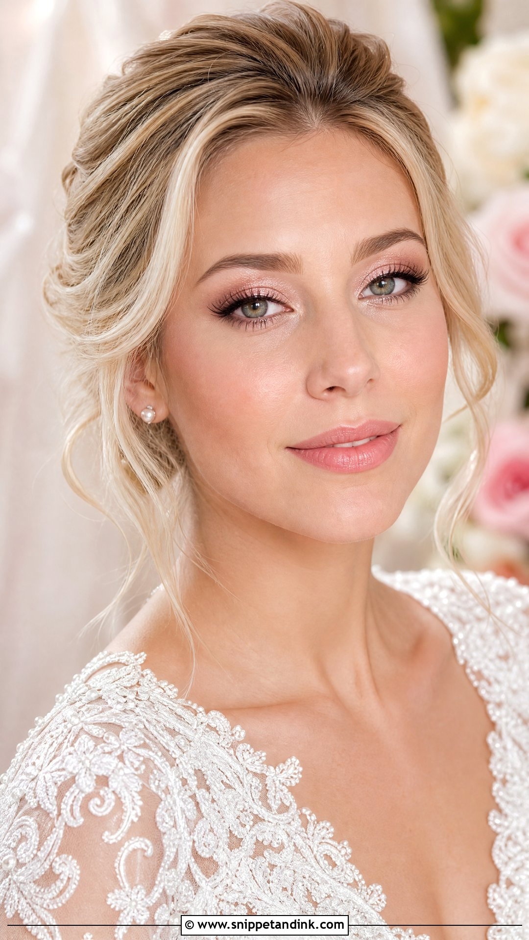 Pink Nude Wedding Makeup - Snippet and Ink - 20 Nude Makeup for Wedding Ideas