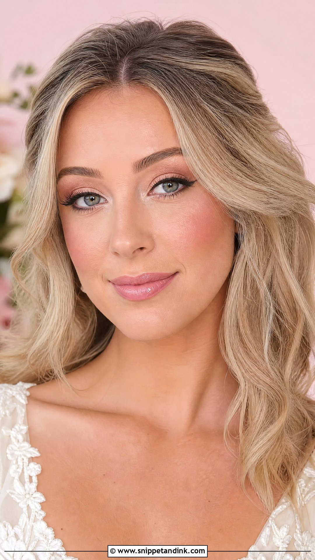 Pink Nude Wedding Makeup For Brown Eyes - Snippet and Ink - 25 Best Wedding Makeup for Brown Eyes