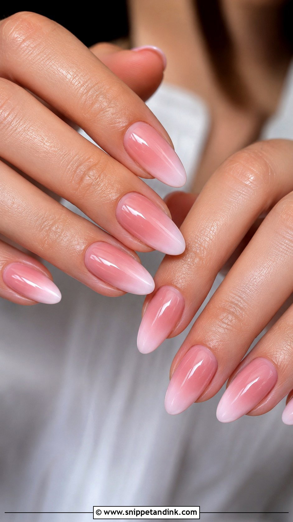 Pink Ombre Bridal Nails - Snippet and Ink - 20 Pink Bridal Nails Brides